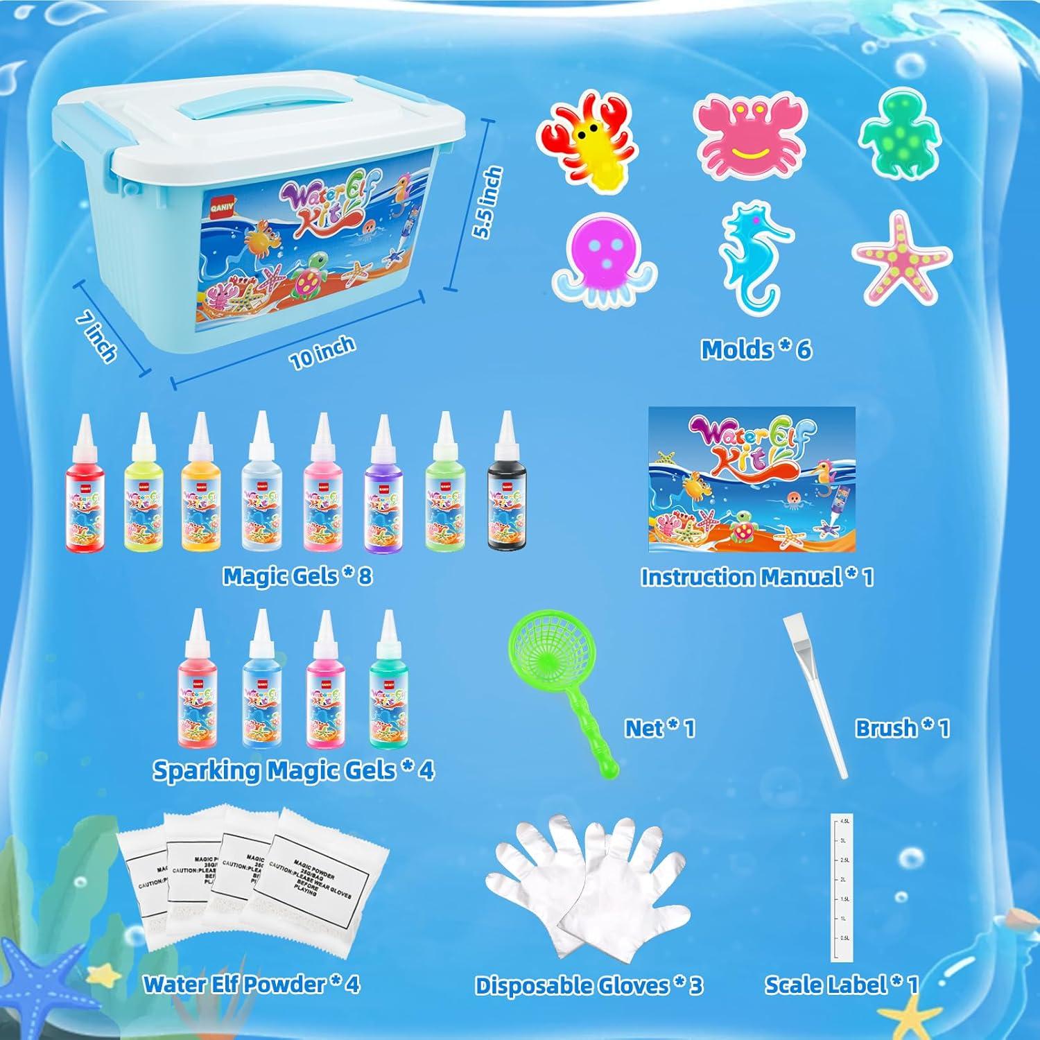 Kit de Juguete de Agua Mágico QANIY - 12 Colores y 6 Moldes
