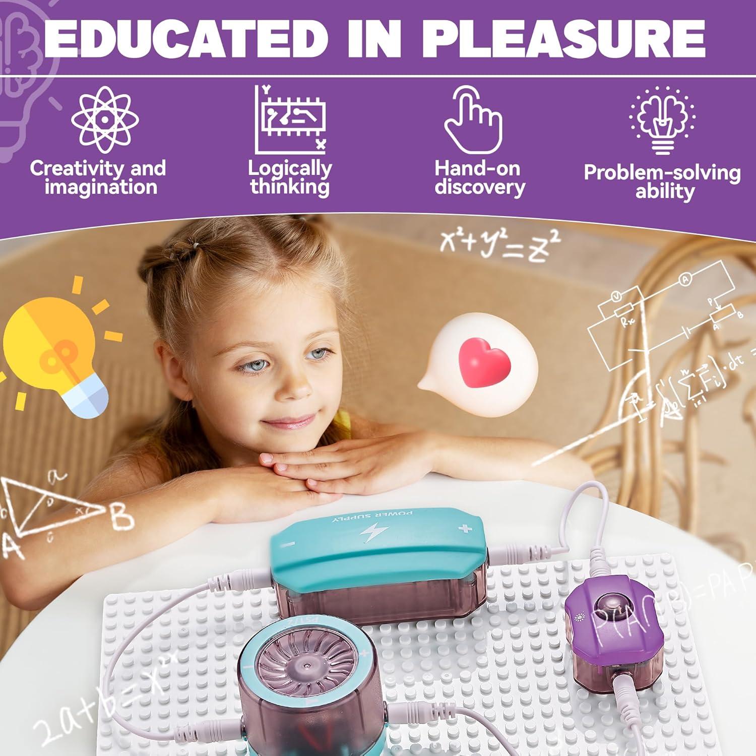 Kit de Circuitos Electrónicos SMILESSKIDDO 34 Piezas 70+ Proyectos