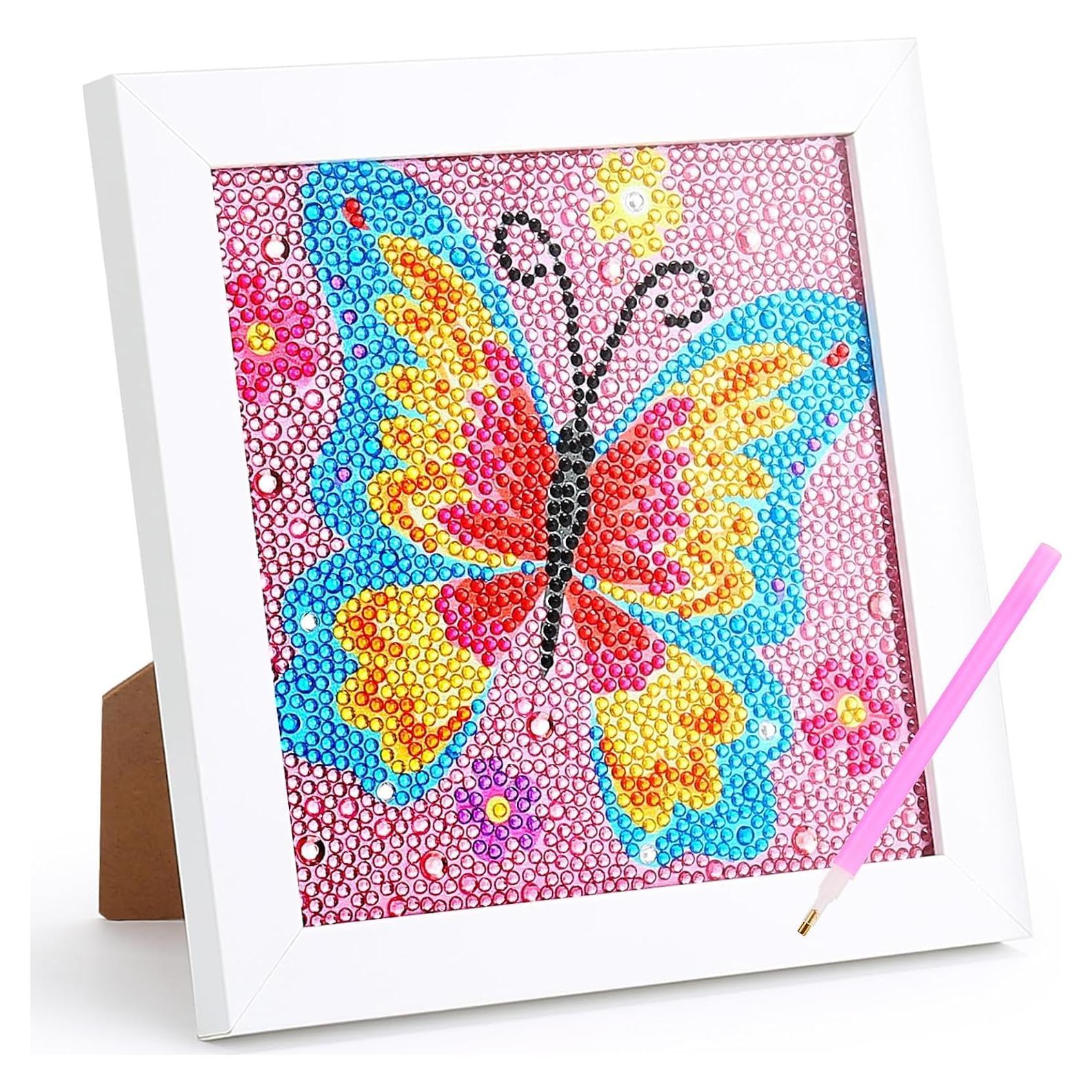 Kit de Arte para Niños Ausbond 18x18cm Mariposa DIY