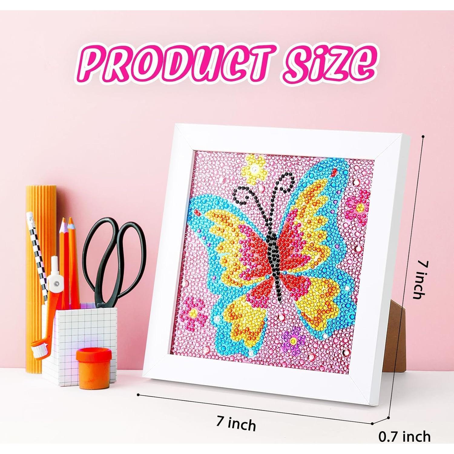 Kit de Arte para Niños Ausbond 18x18cm Mariposa DIY