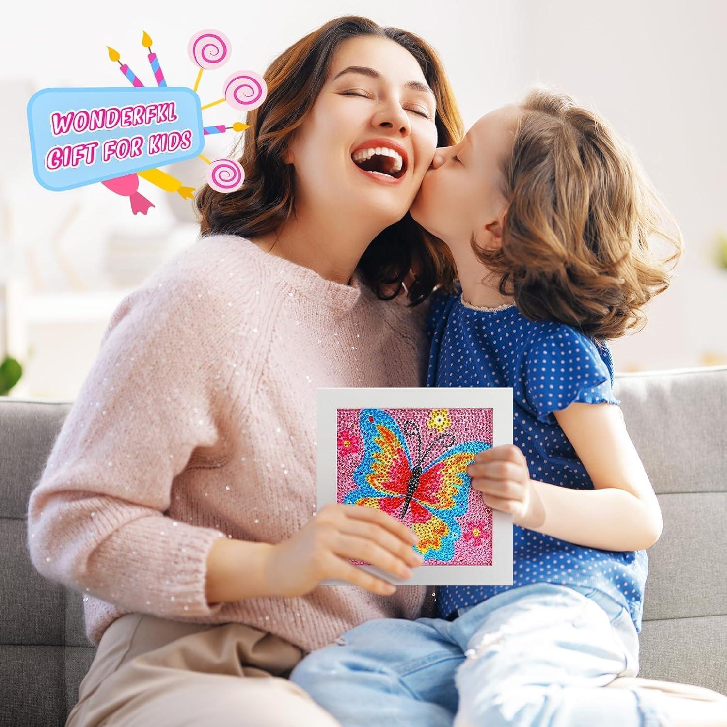 Kit de Arte para Niños Ausbond 18x18cm Mariposa DIY