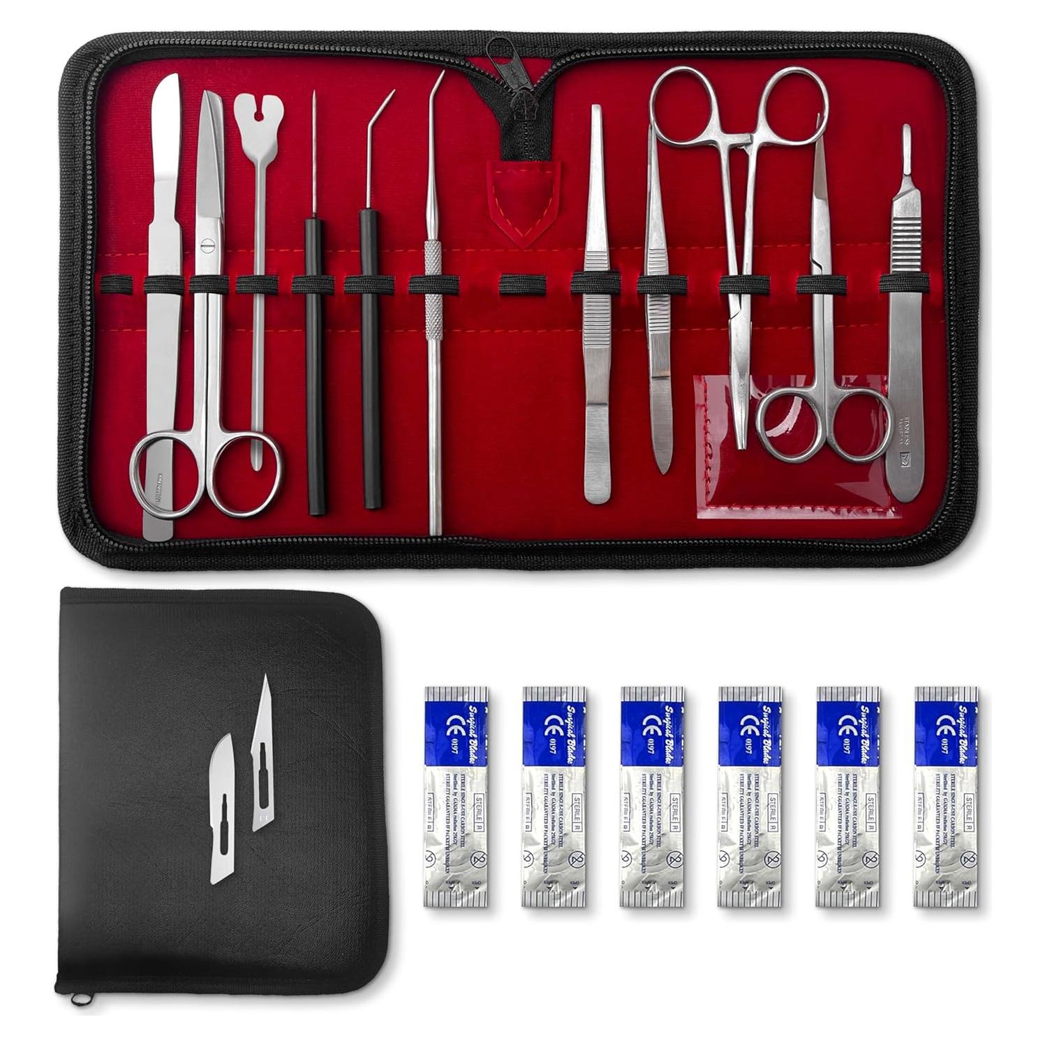 Kit de Disección DEXSUR - 11 Piezas Acero Inoxidable
