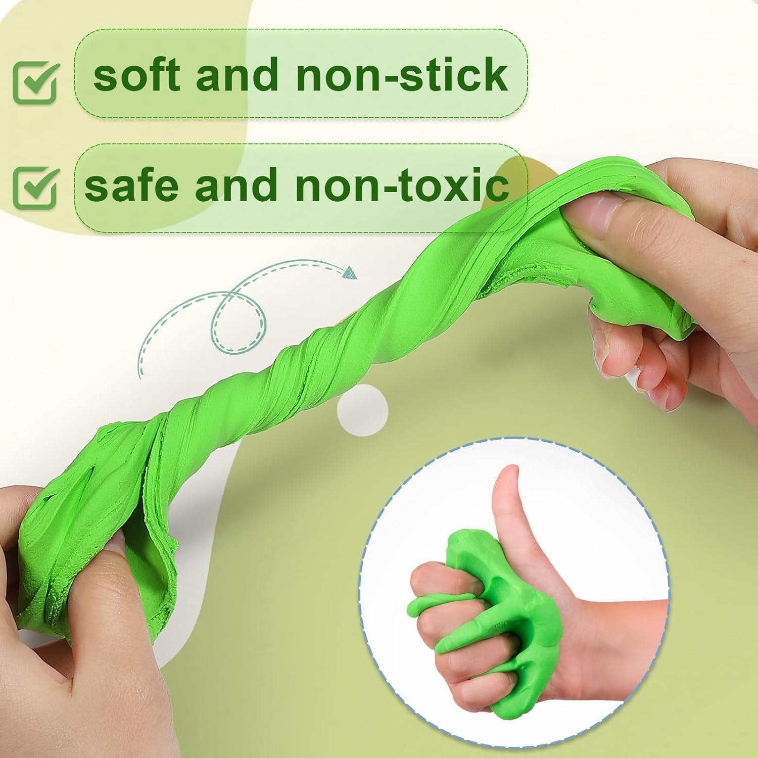 Kit de Arcilla Secada al Aire Ixiaoyoo 158 Colores para Niños