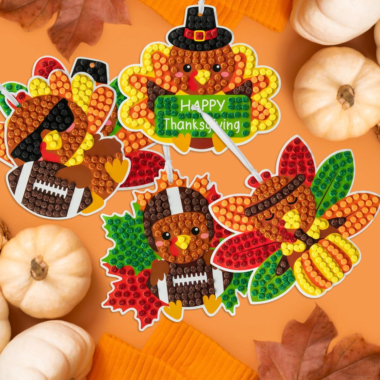 Kit de Manualidades BeYumi Mosaico Brillante Pavo 30 Piezas