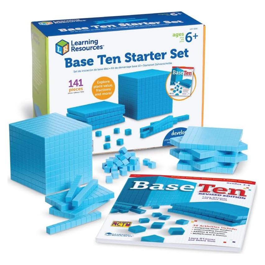Kit de Inicio Base Diez Learning Resources - 141 Piezas 6+