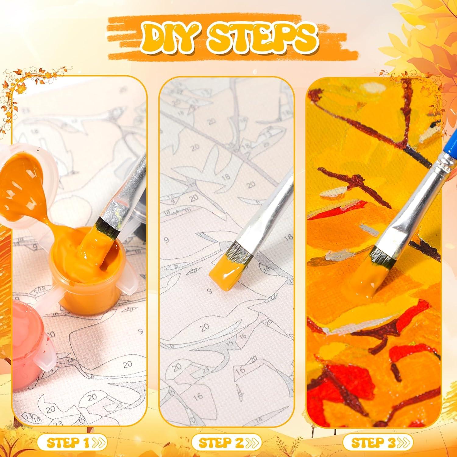 Kit de Pintura por Números WUIVCTR Pirámides Egipcias 40x51 cm