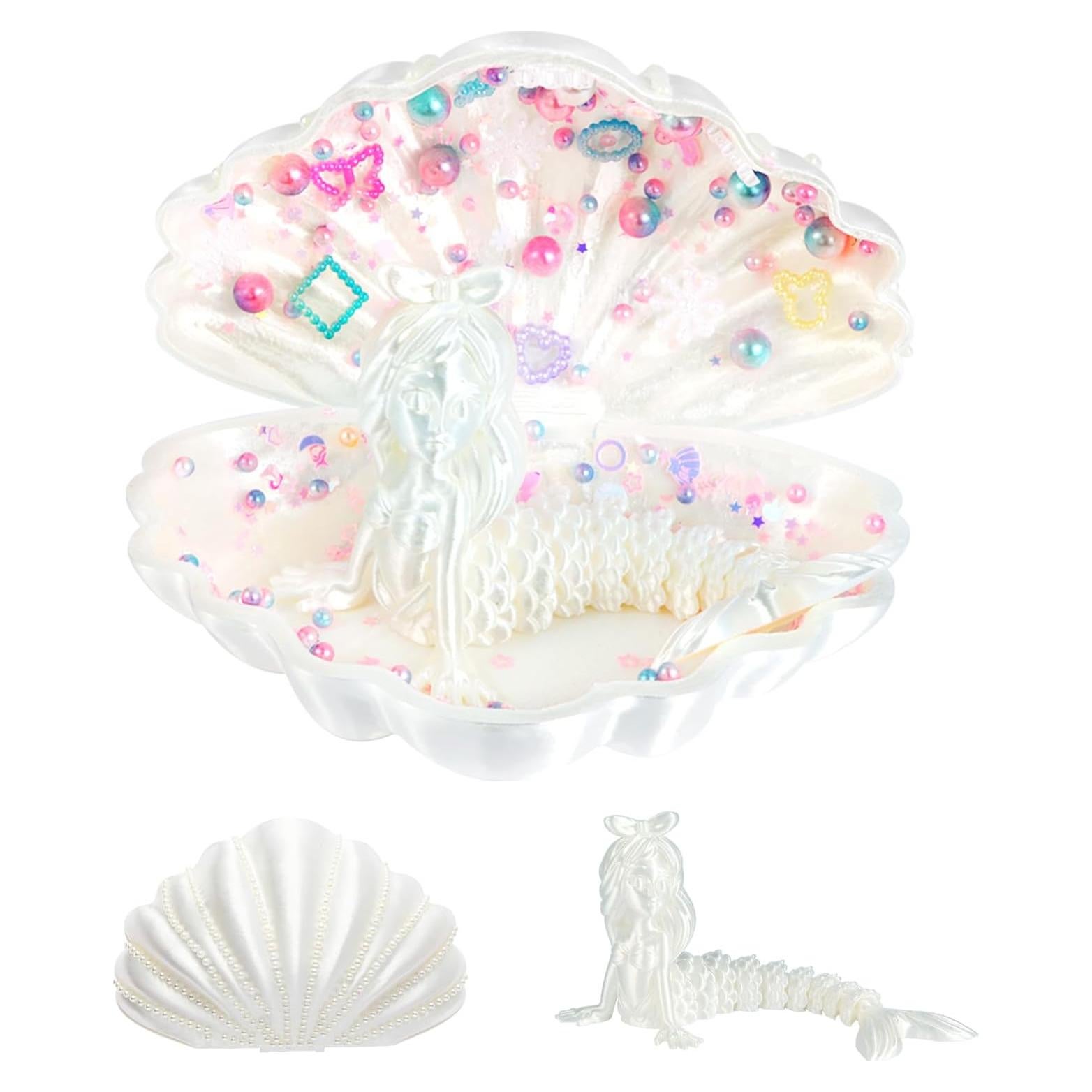 Kit de Manualidades DIY Sirena 3D YUE MOTION - Concha Decorativa