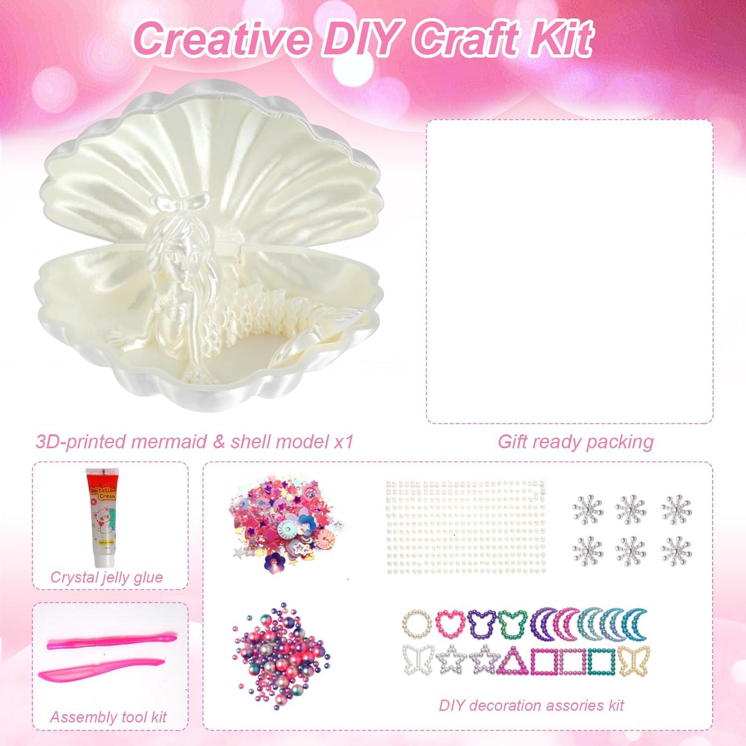 Kit de Manualidades DIY Sirena 3D YUE MOTION - Concha Decorativa