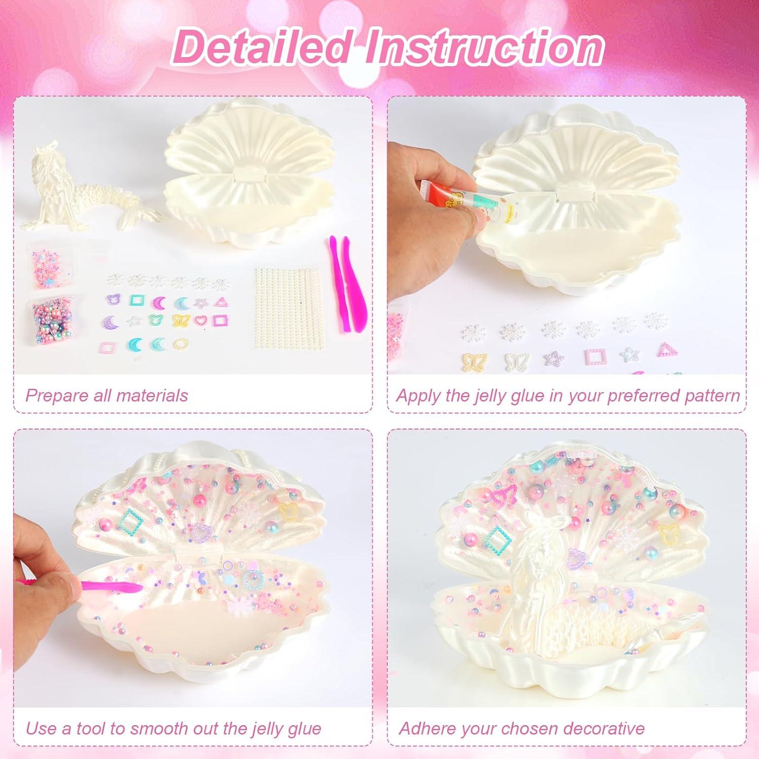 Kit de Manualidades DIY Sirena 3D YUE MOTION - Concha Decorativa