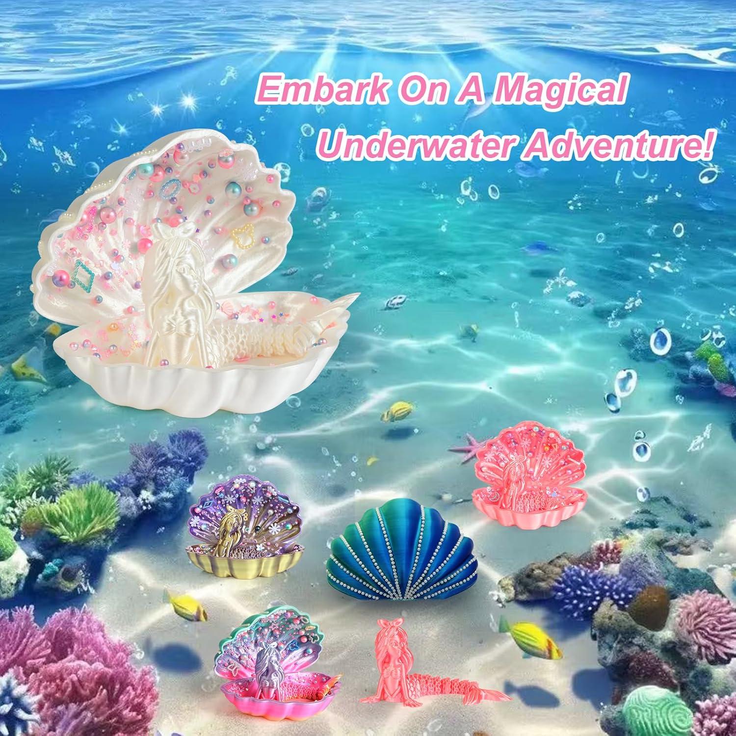 Kit de Manualidades DIY Sirena 3D YUE MOTION - Concha Decorativa