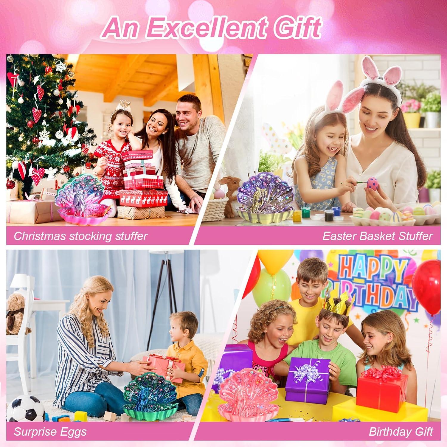 Kit de Manualidades DIY Sirena 3D YUE MOTION - Concha Decorativa