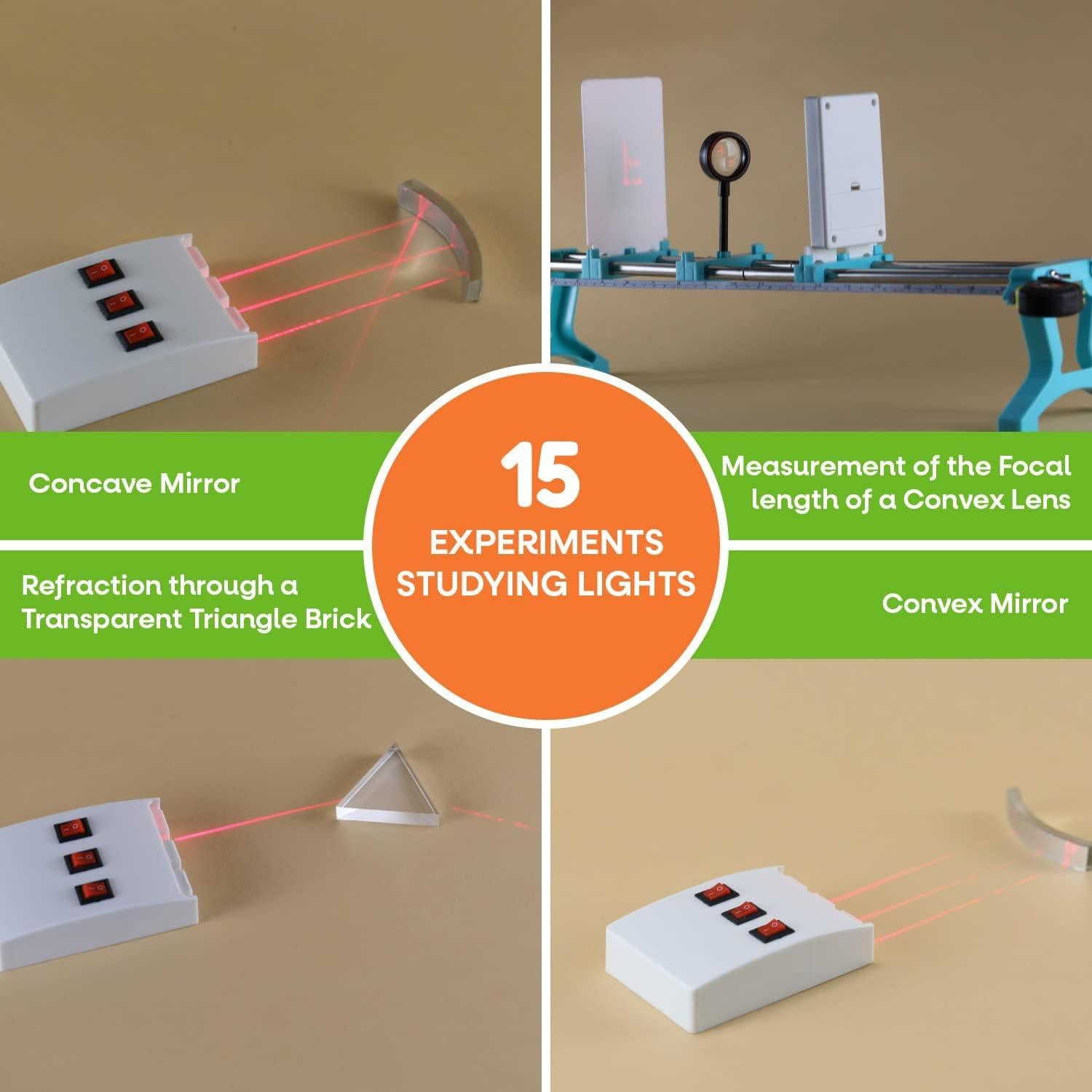 Kit de Ciencia Óptica Teenii - Experimentos de Luz para Niños 8+
