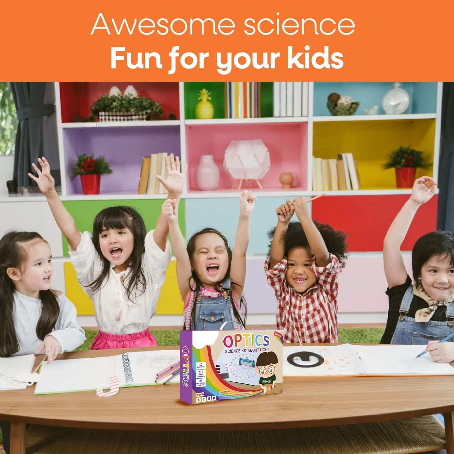 Kit de Ciencia Óptica Teenii - Experimentos de Luz para Niños 8+