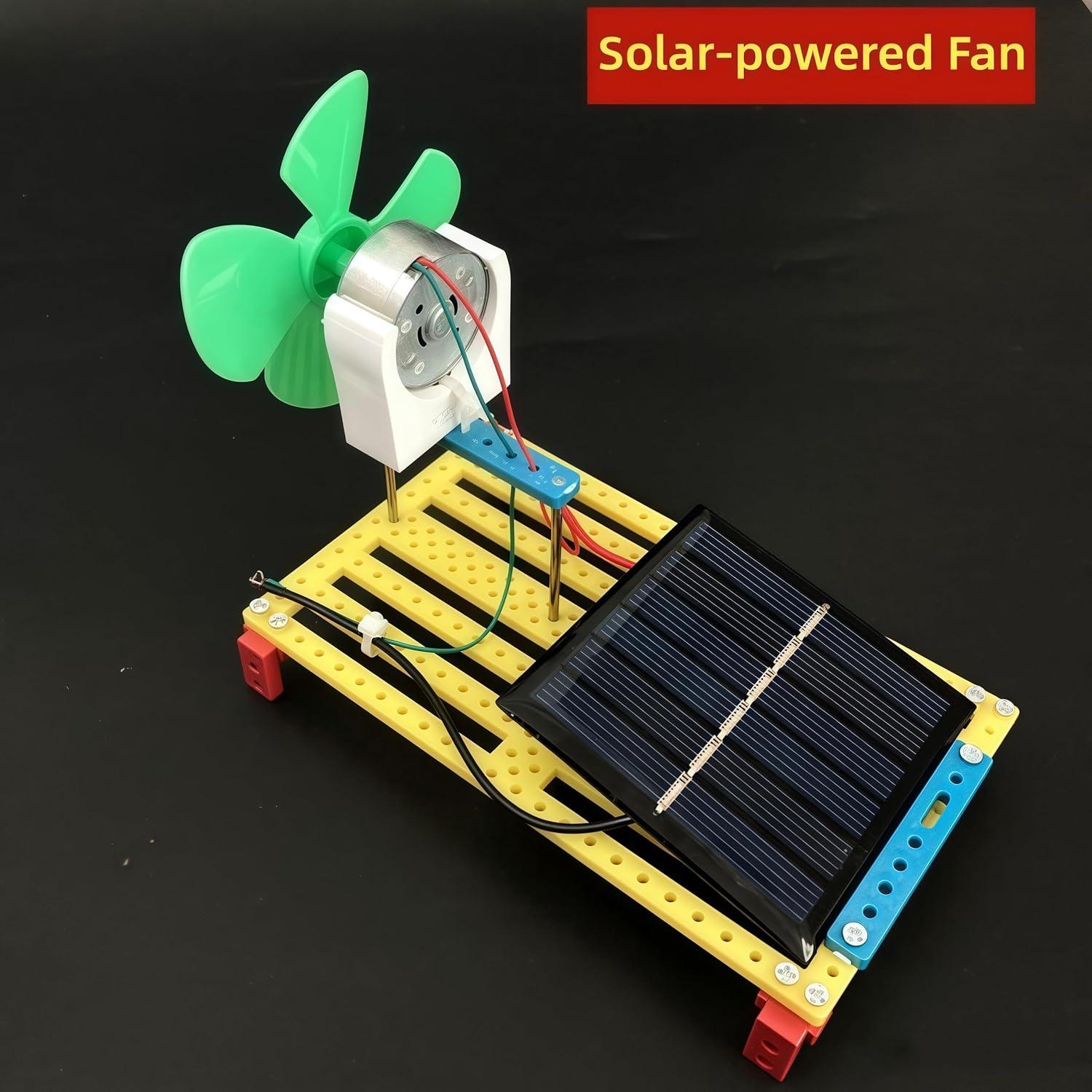 Kit STEM 7-en-1 BricoDuck para Niños 8-14 Años - Solar y Motor