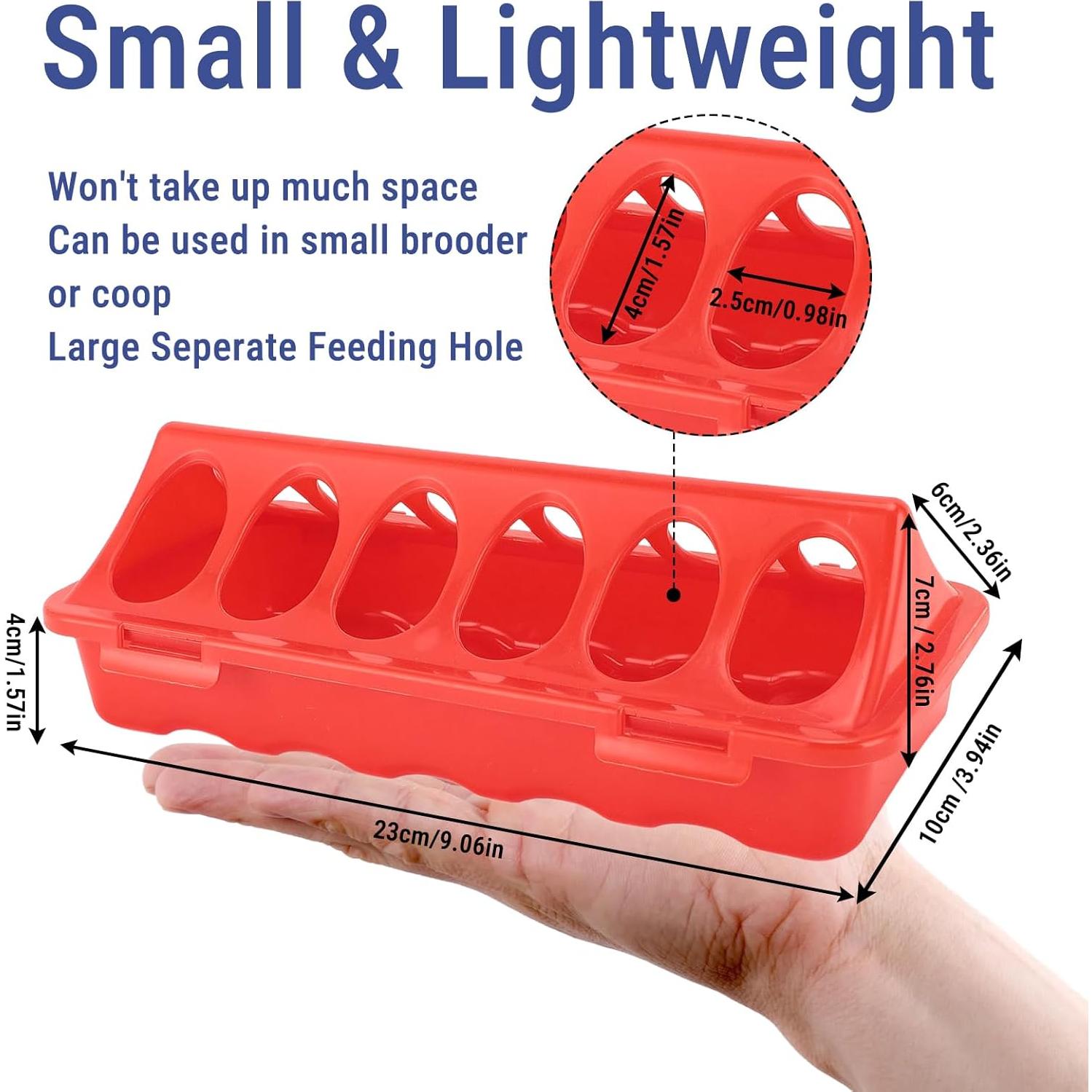 Comedero para Aves CHEOTIME 5 Piezas 25x21x10 cm