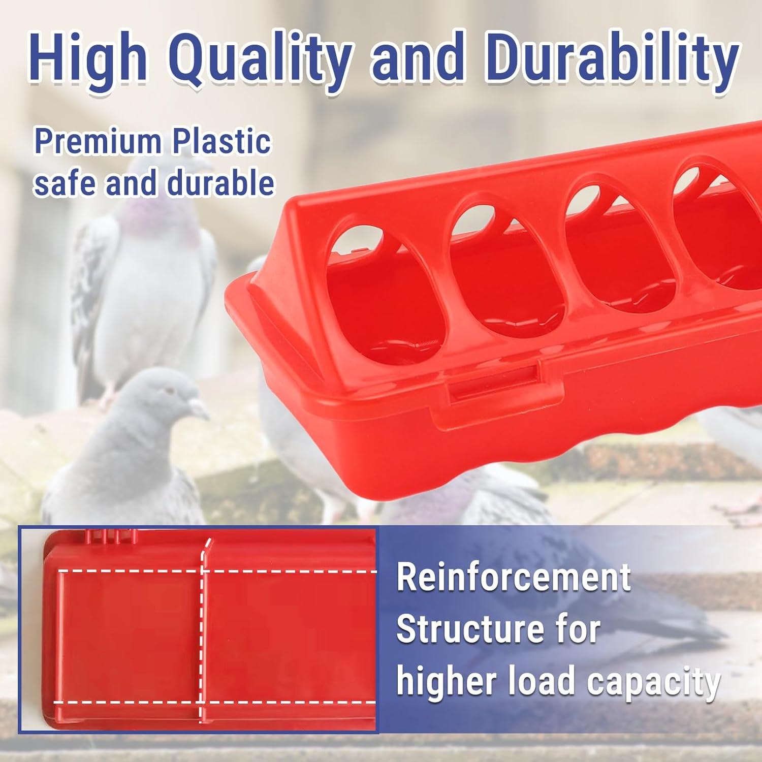 Comedero para Aves CHEOTIME 5 Piezas 25x21x10 cm