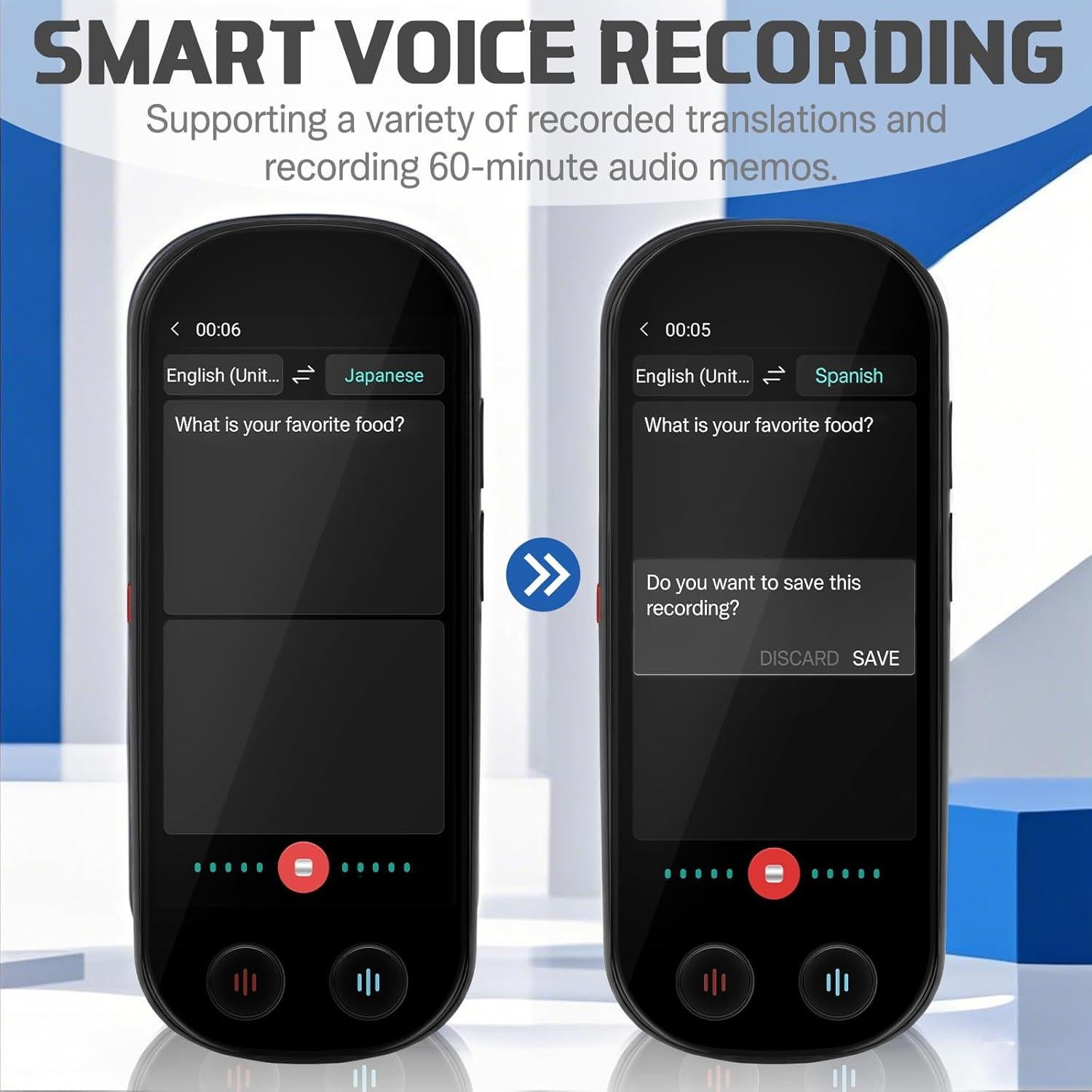 Traductor de Idiomas NICEWIN - Tiempo Real, 150 Idiomas, Offline