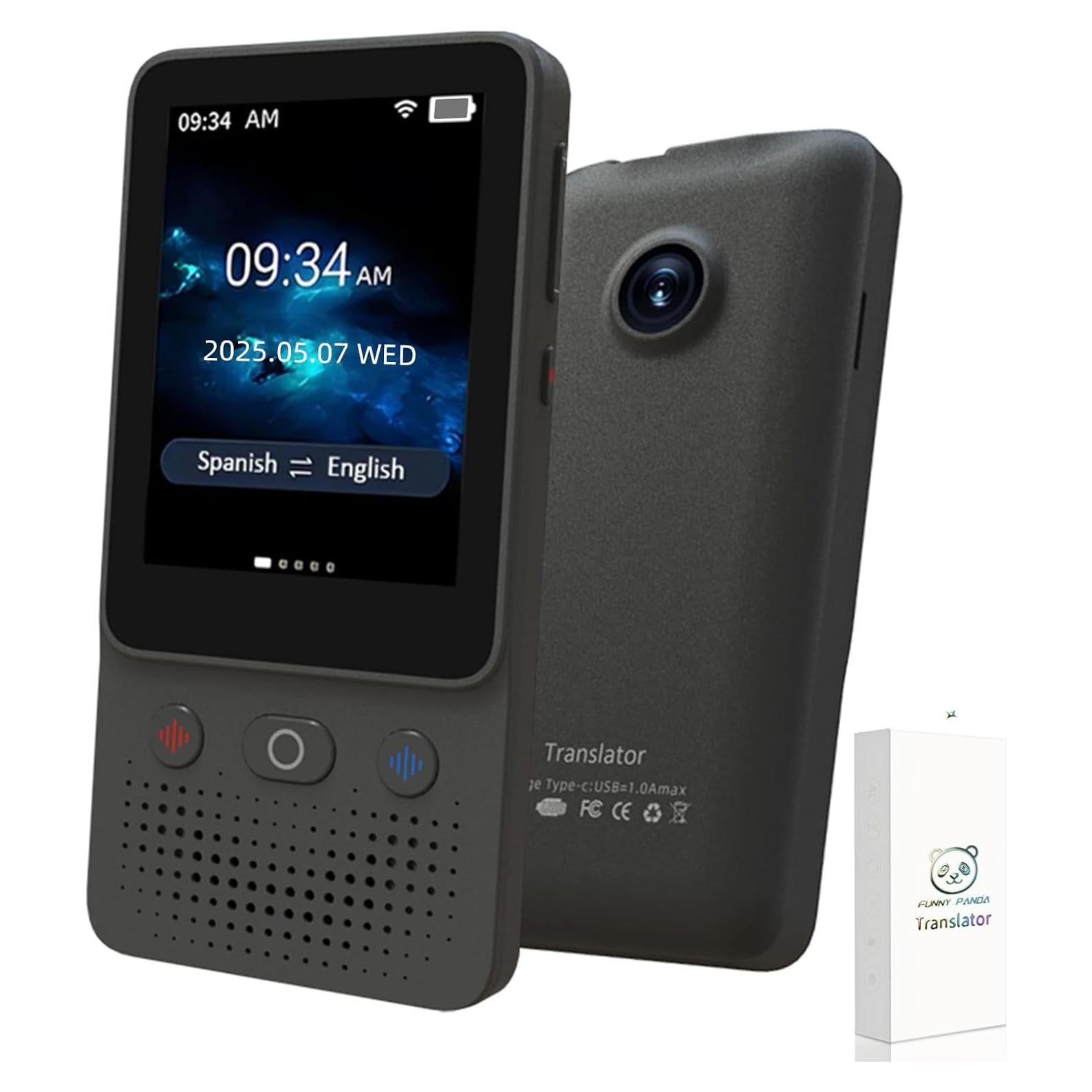 Traductor de Idiomas AI VORMOR T21 2025 Sin WiFi 138 Idiomas