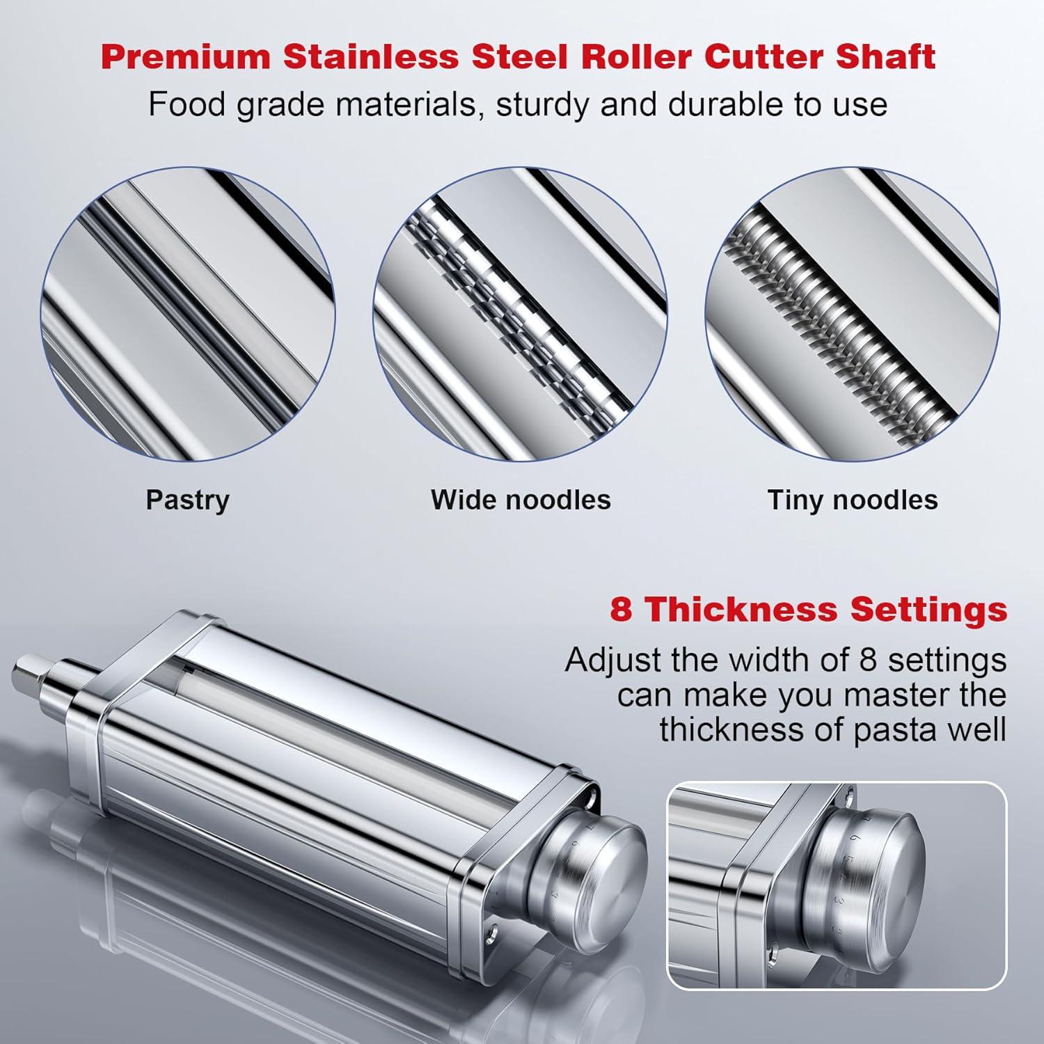 Juego de Accesorios para Pasta GuanQiao para KitchenAid 3 Piezas