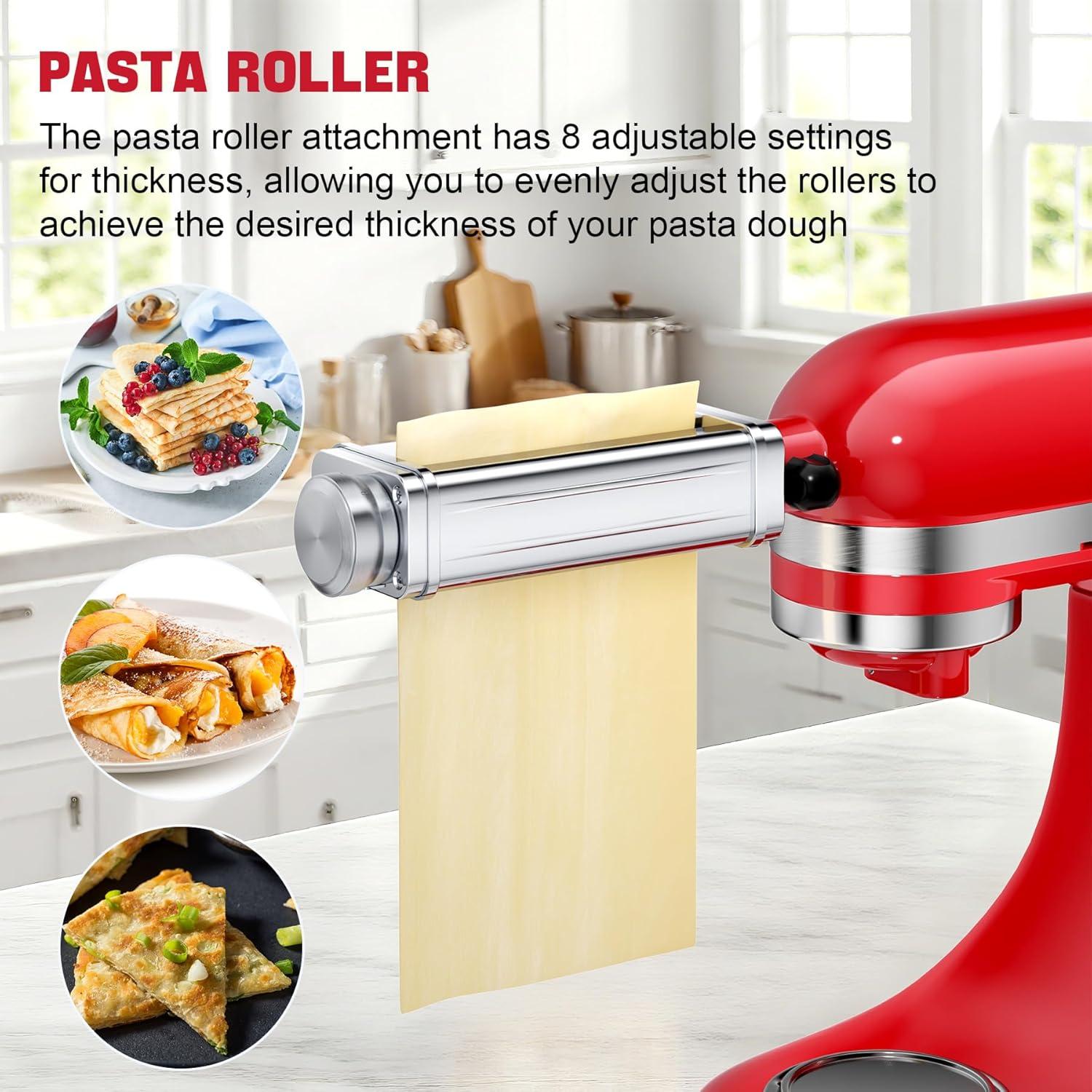 Juego de Accesorios para Pasta GuanQiao para KitchenAid 3 Piezas
