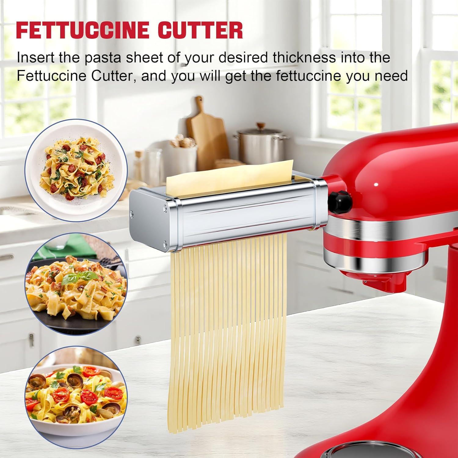 Juego de Accesorios para Pasta GuanQiao para KitchenAid 3 Piezas