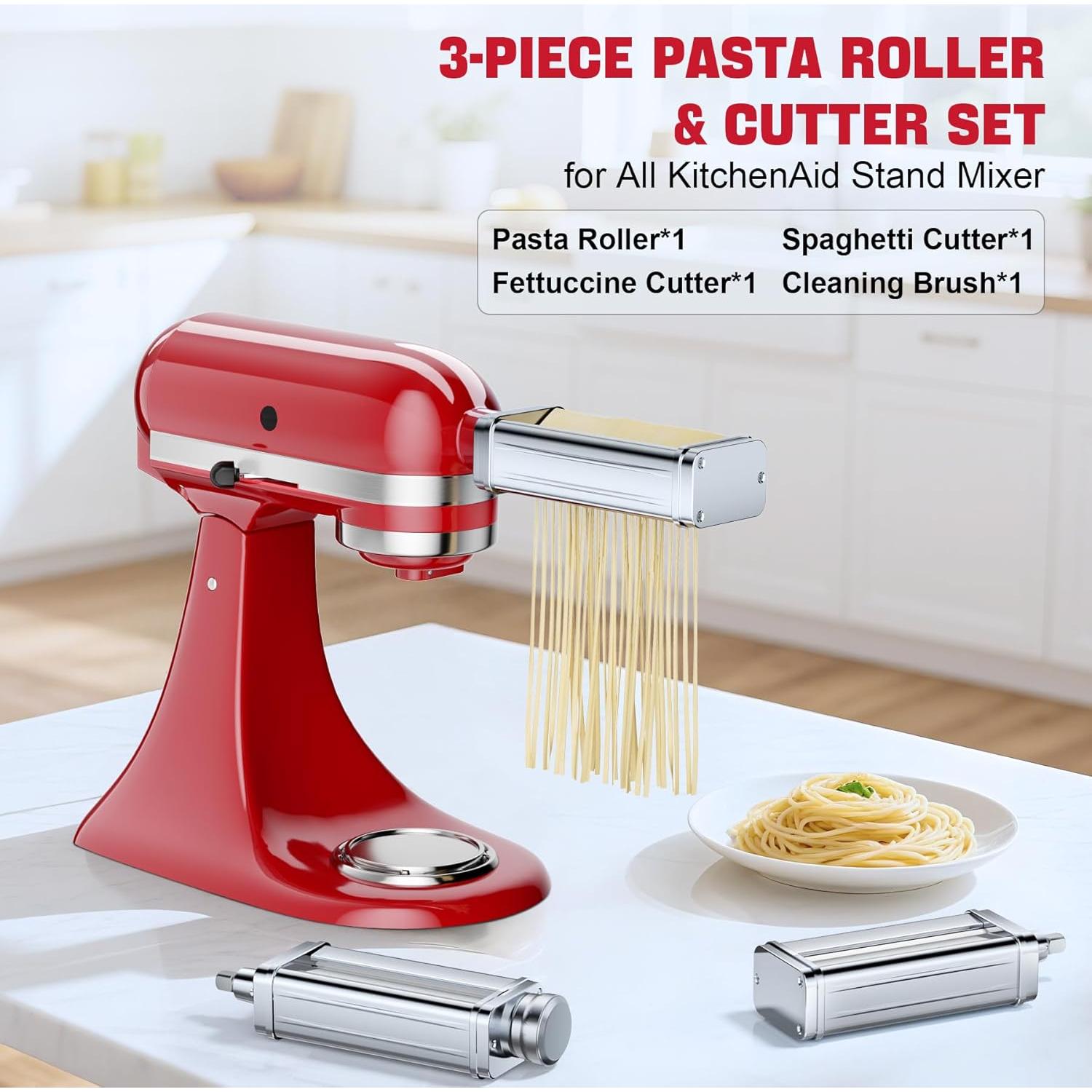 Juego de Accesorios para Pasta GuanQiao para KitchenAid 3 Piezas