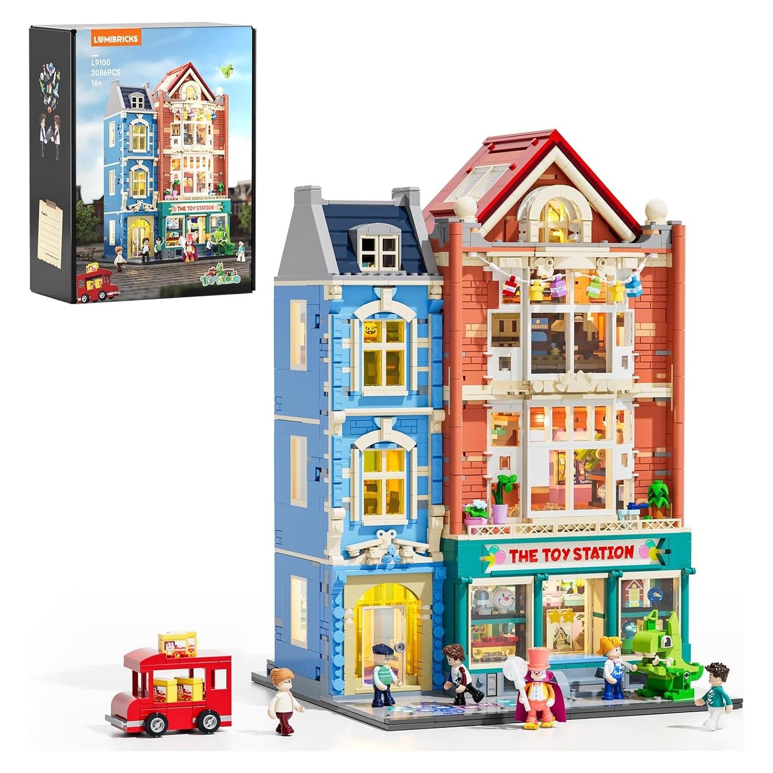 Juego de Construcción Casa Modular LUMIBRICKS 3086 Pcs LED