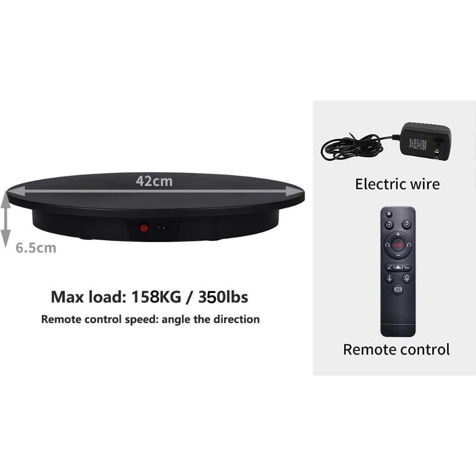 Soporte Rotatorio Motorizado JAYEGT 42cm 350Lbs Control Remoto