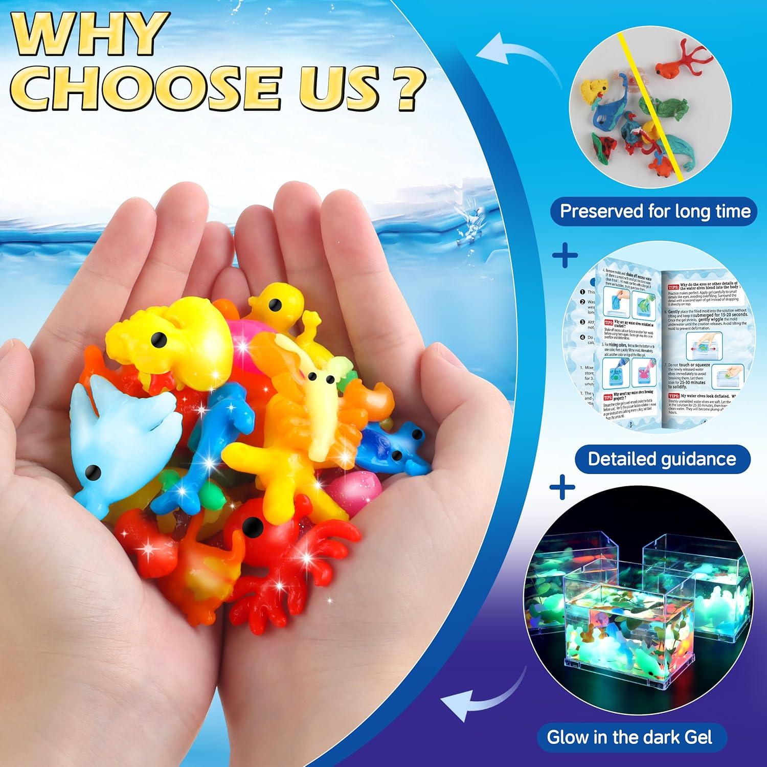 Kit de Juguetes de Gel de Agua Mágico Wookidel 10PCS