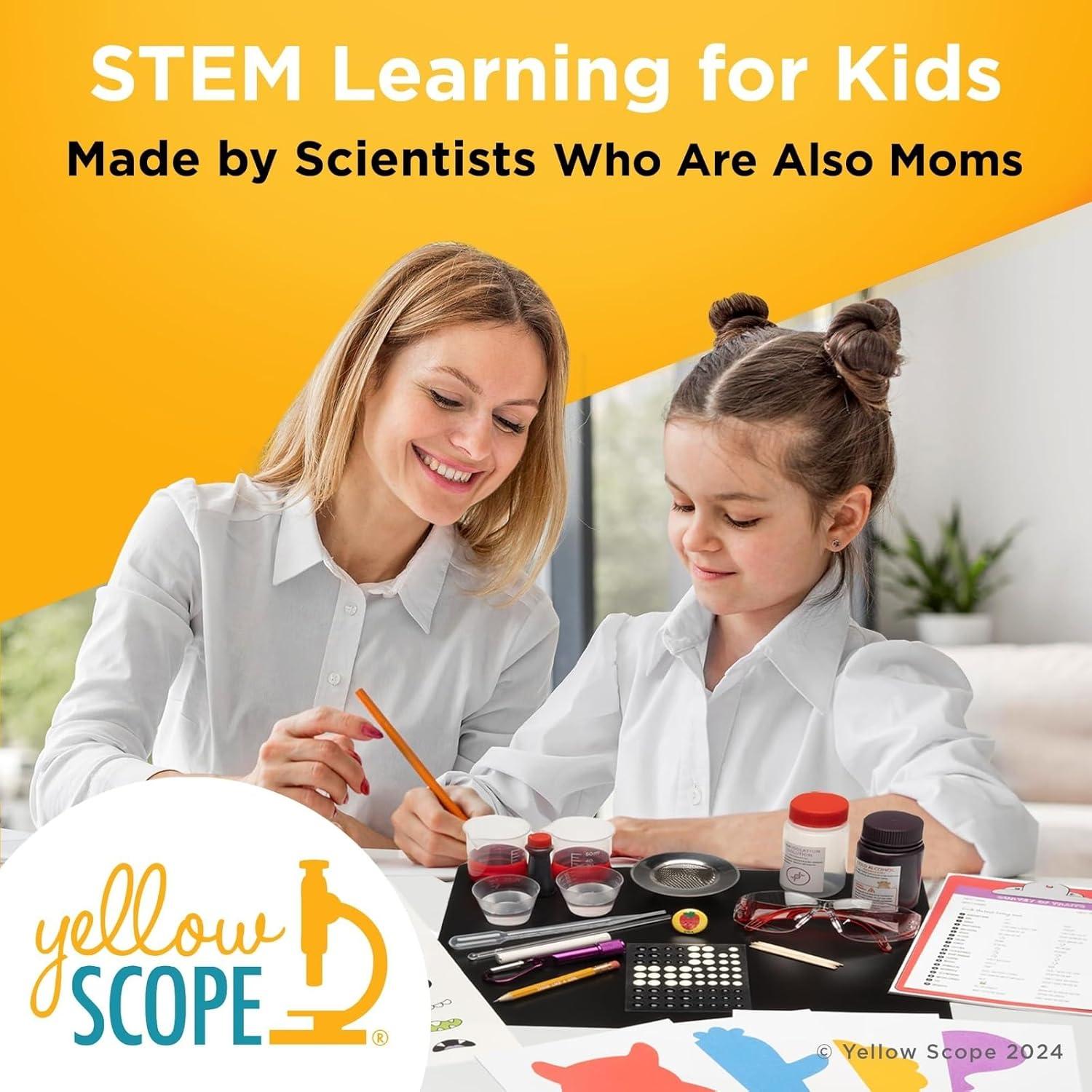 Kit de Química Fundamental Yellow Scope para Niños 8-12 Años