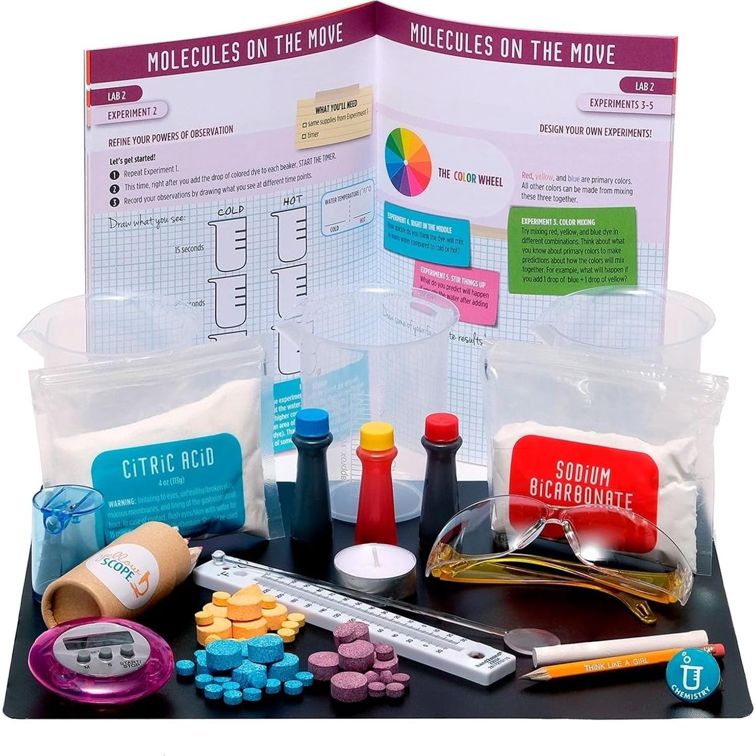 Kit de Química Fundamental Yellow Scope para Niños 8-12 Años