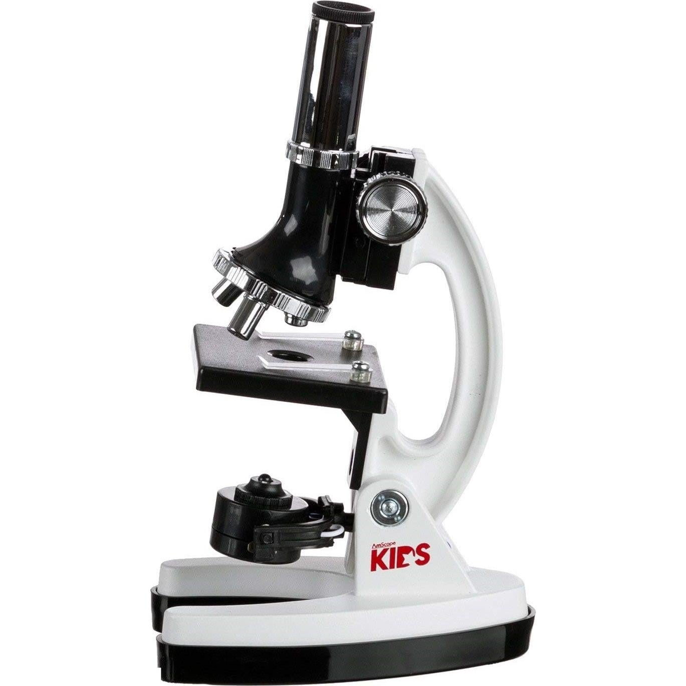 Microscopio Biológico AmScope M30-ABS-KT1-W 1200X 48 Piezas