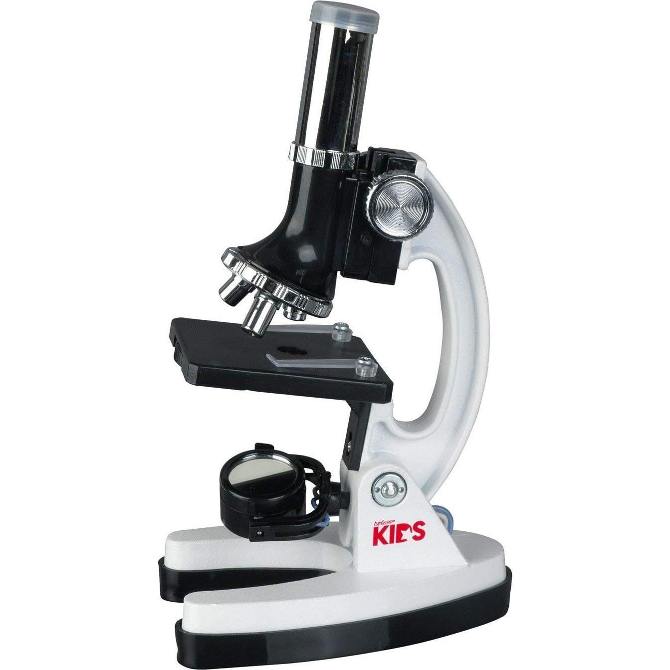 Microscopio Biológico AmScope M30-ABS-KT1-W 1200X 48 Piezas