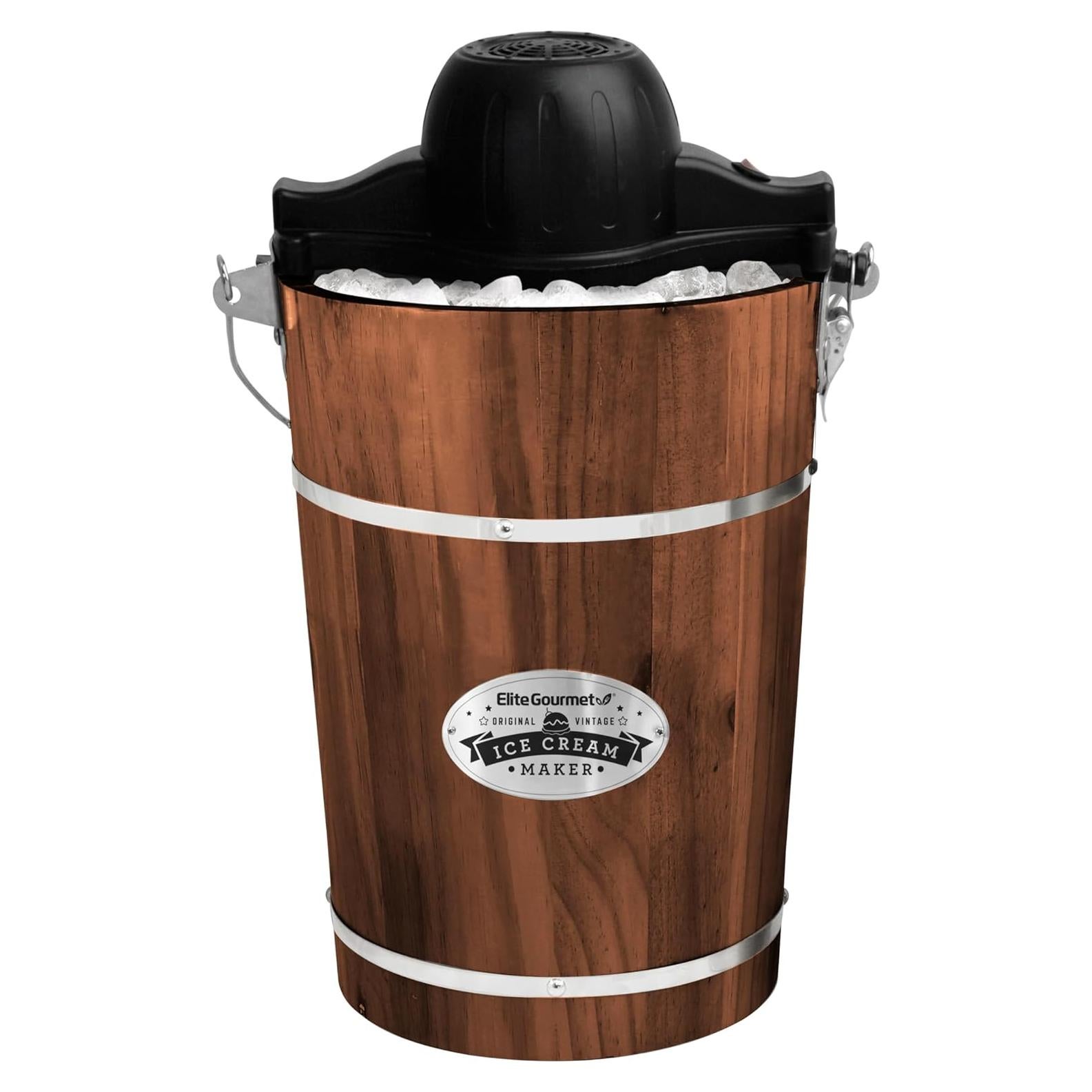 Máquina de Hacer Helados Eléctrica Elite Gourmet EIM949 6 Cuartos