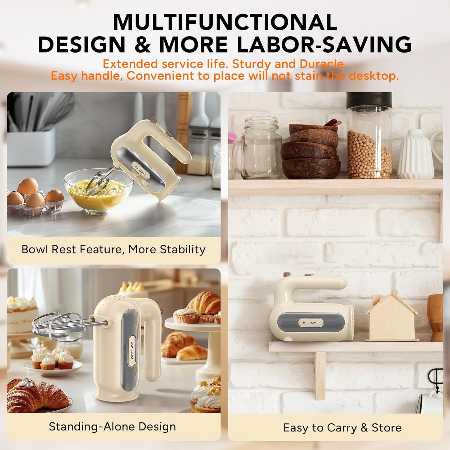 Batidora Eléctrica de Mano CX-6607 5 Velocidades 0.77 kg