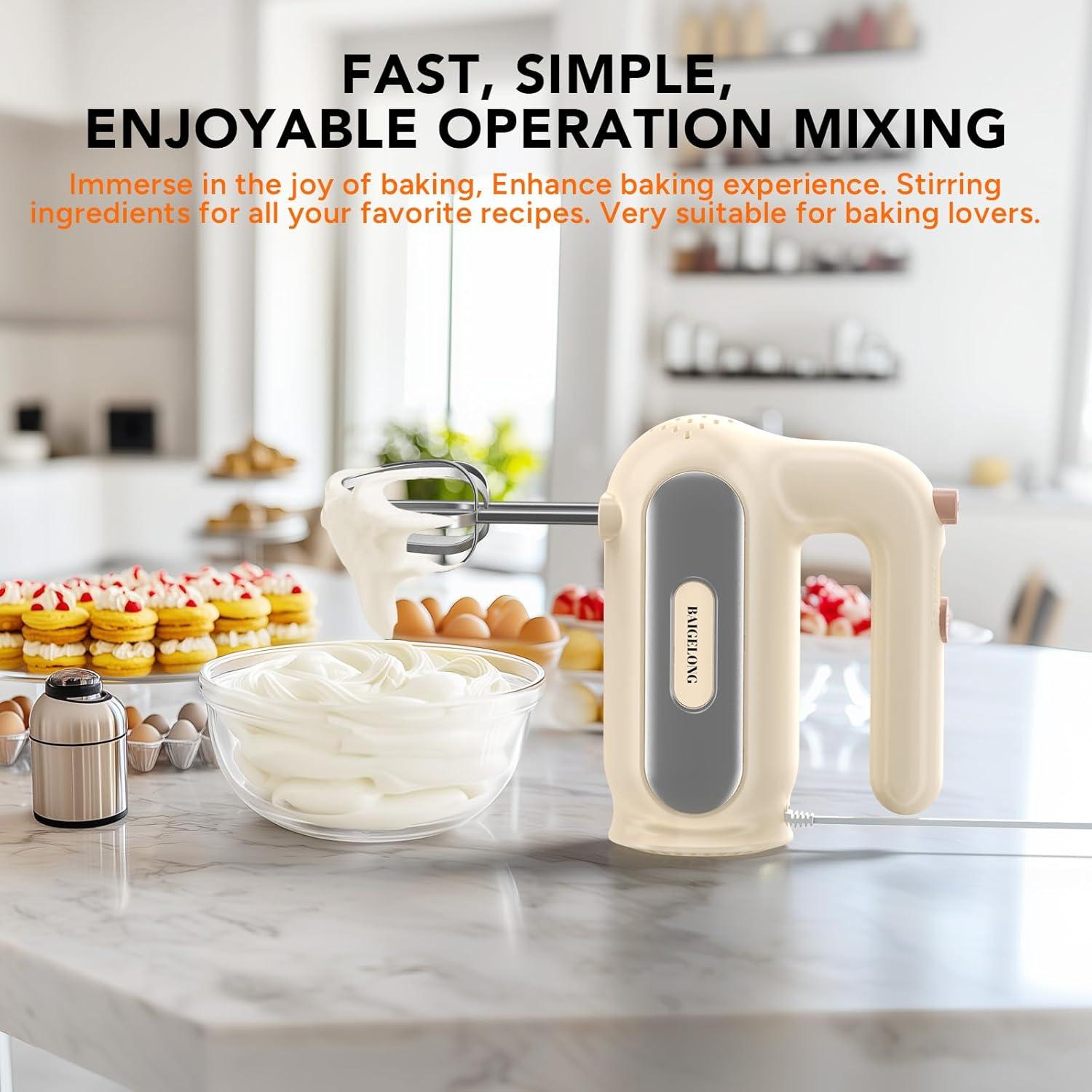 Batidora Eléctrica de Mano CX-6607 5 Velocidades 0.77 kg