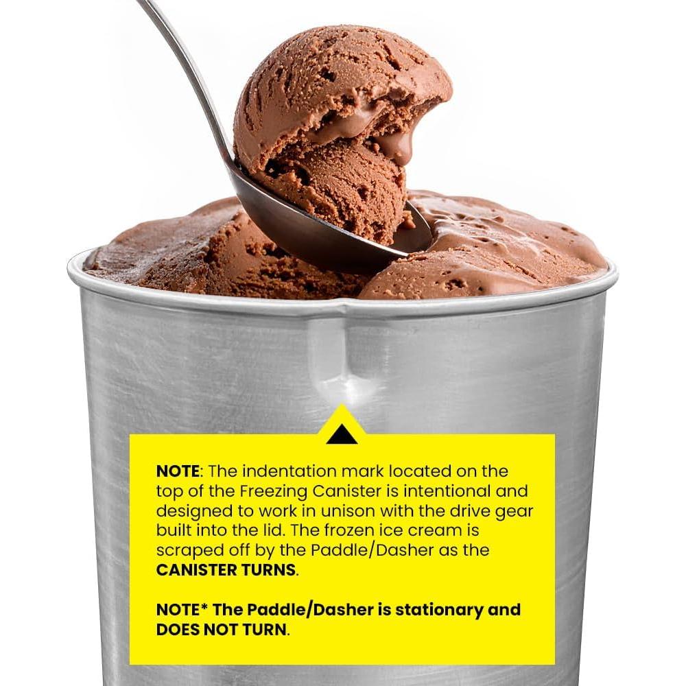 Hacedor de Helados Eléctrico Elite Gourmet 6 Cuartos Madera