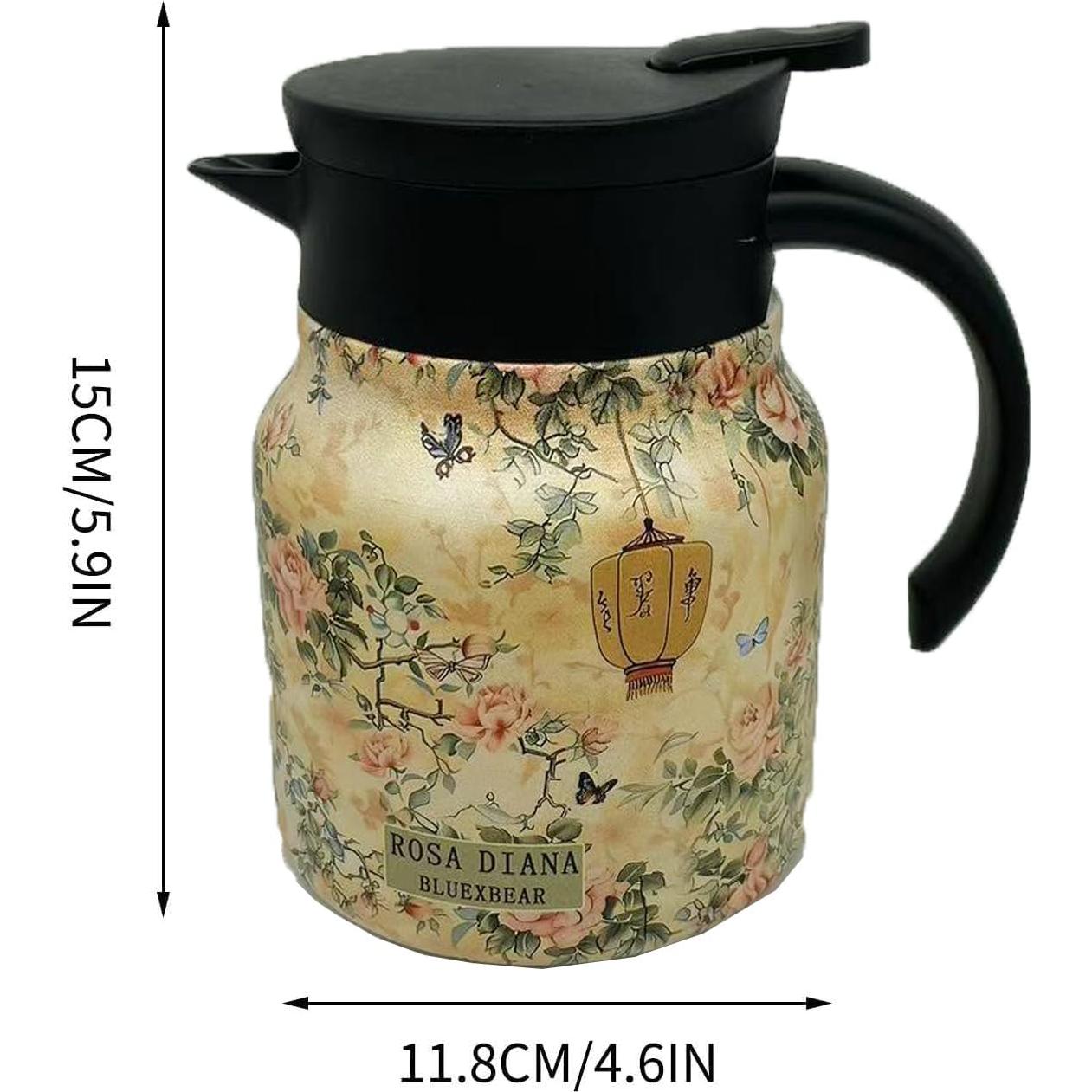 Tetera Doresty Floral Vintage Blue X Bear con Infusor 0.41kg