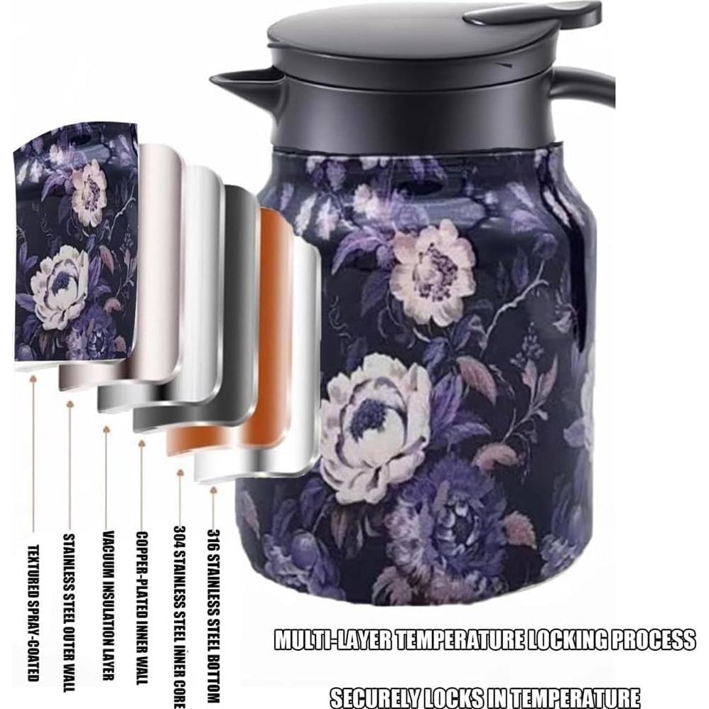Tetera Doresty Floral Vintage Blue X Bear con Infusor 0.41kg