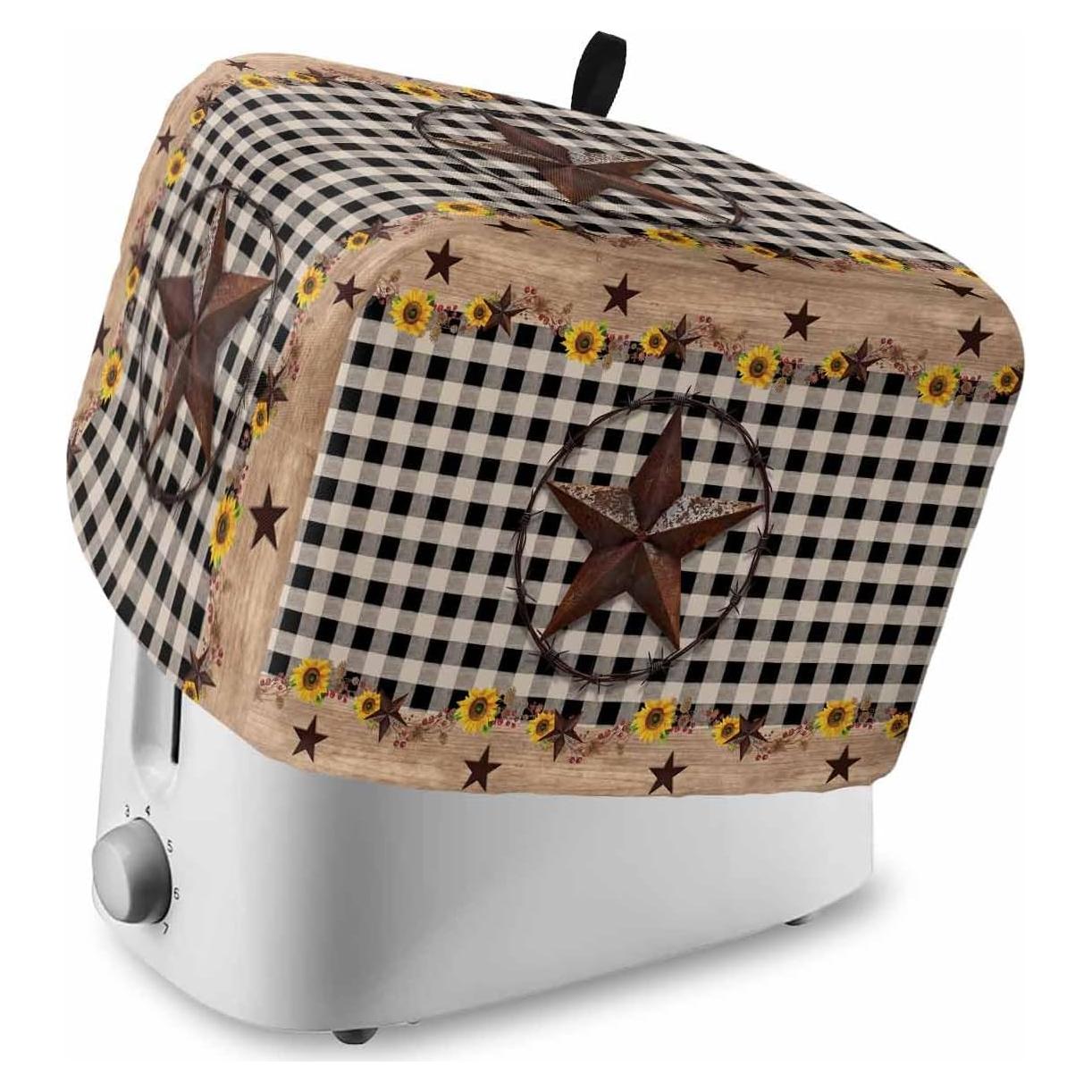 Cubierta para Tostadora Texas Star 2 Rebanadas con Bolsillos