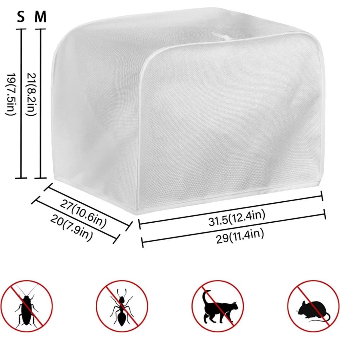 Juego de Fundas para Electrodomésticos Poliester Vintage Rojo