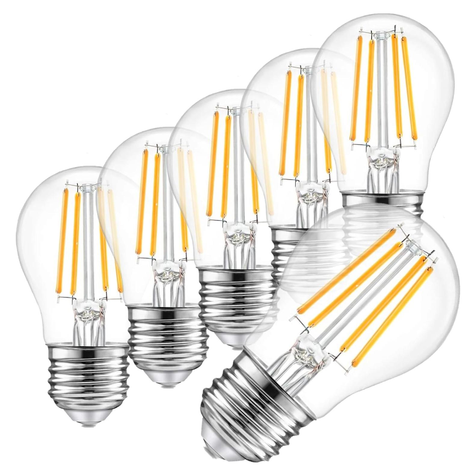 Bombilla LED A15 4W Regulable 2700K Blanco Cálido - Paquete de 6