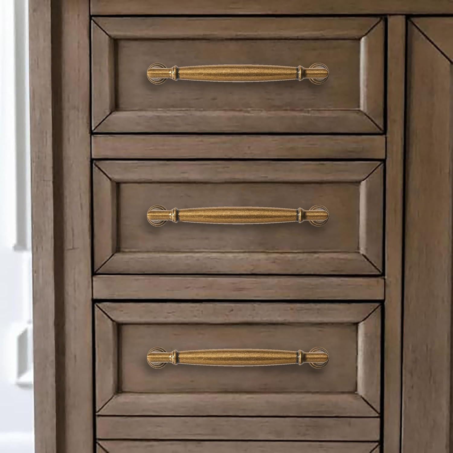 Tirador de Gabinete Khtumeware 18" Bronce Antiguo Zinc