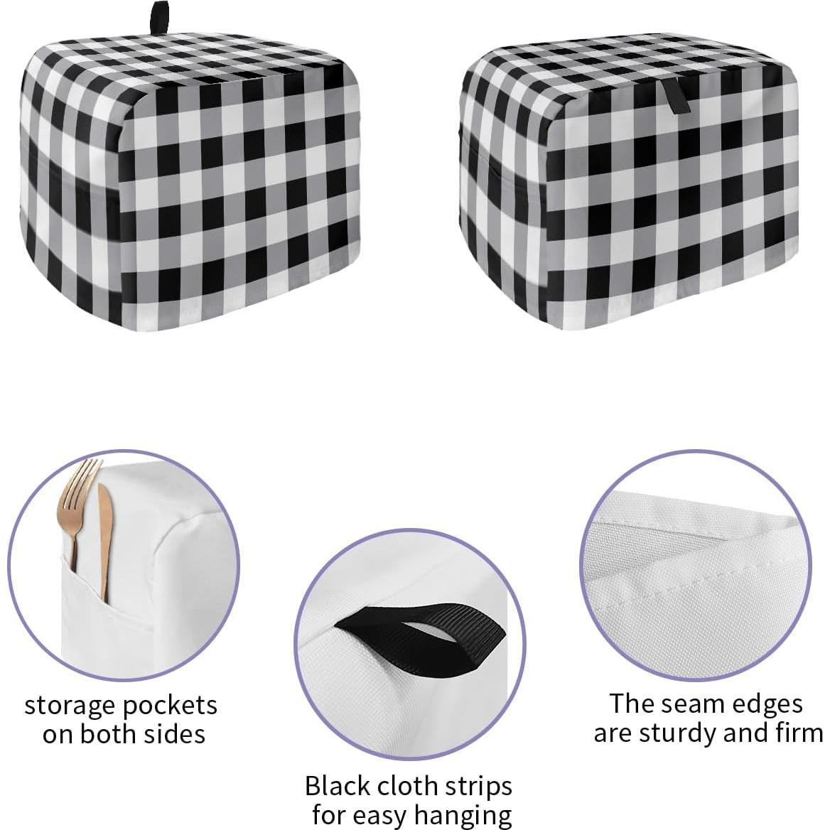 Cubierta de Tostadora 2 Rebanadas EwdeWwo Vintage 30.5x19.1cm