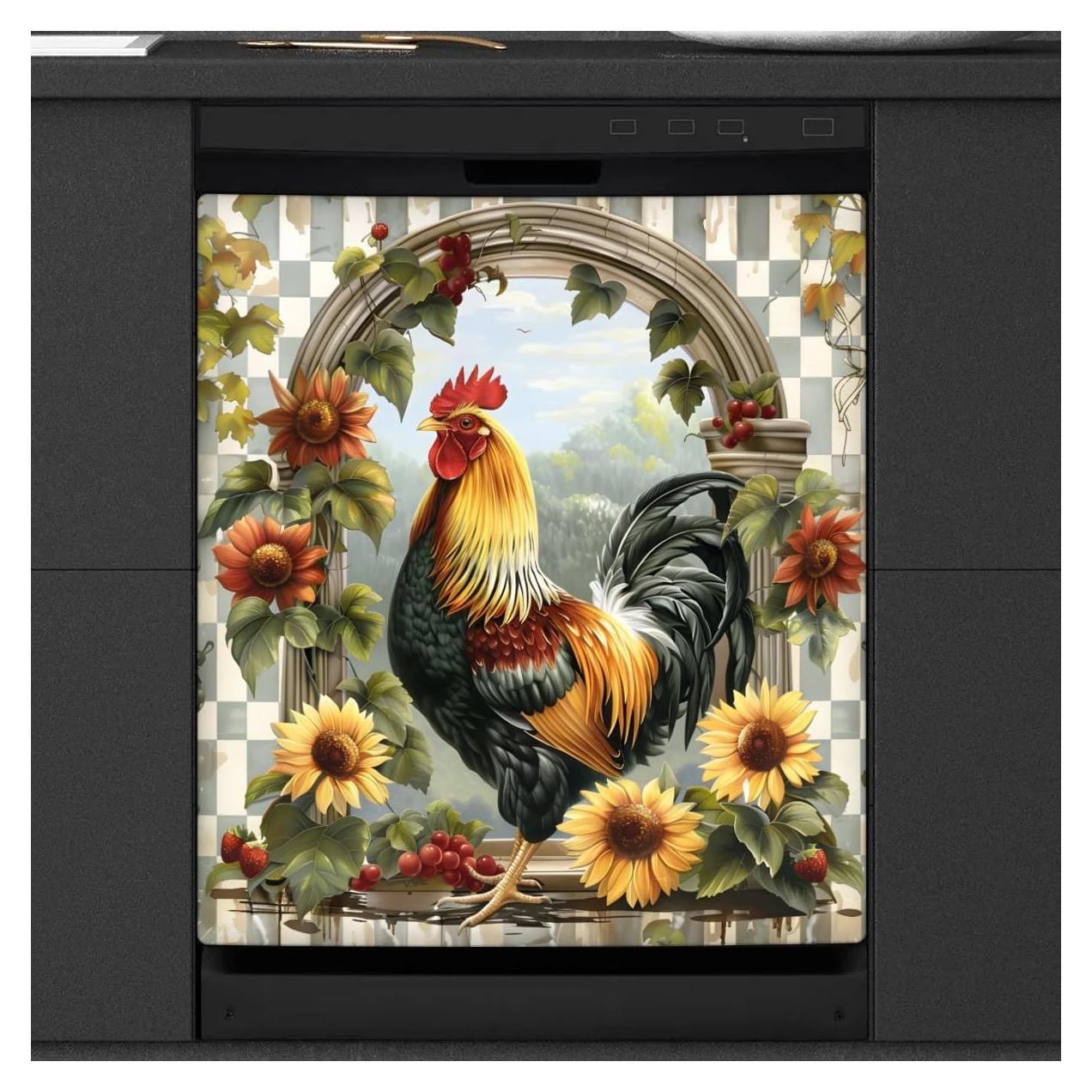 Cubierta Magnética para Lavavajillas o Refrigerador oooJHooo 58.42x66.04 cm