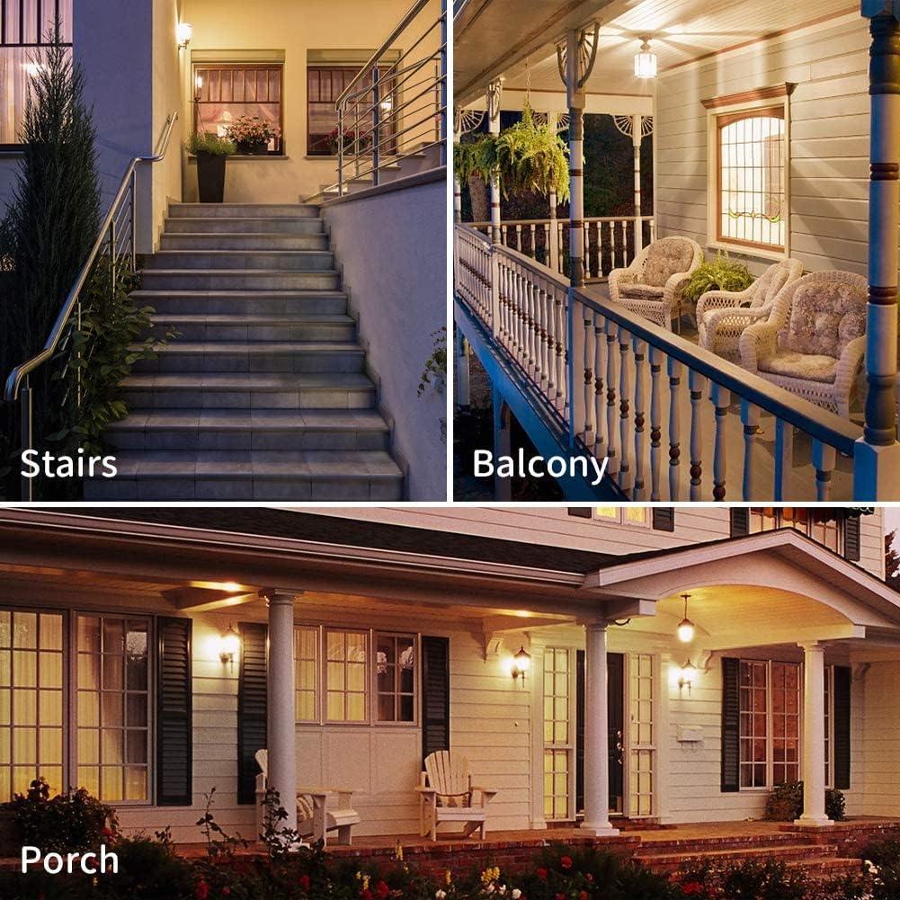 Bombilla LED E26 4W 2700K Ámbar Regulable 6 Pcs Leools