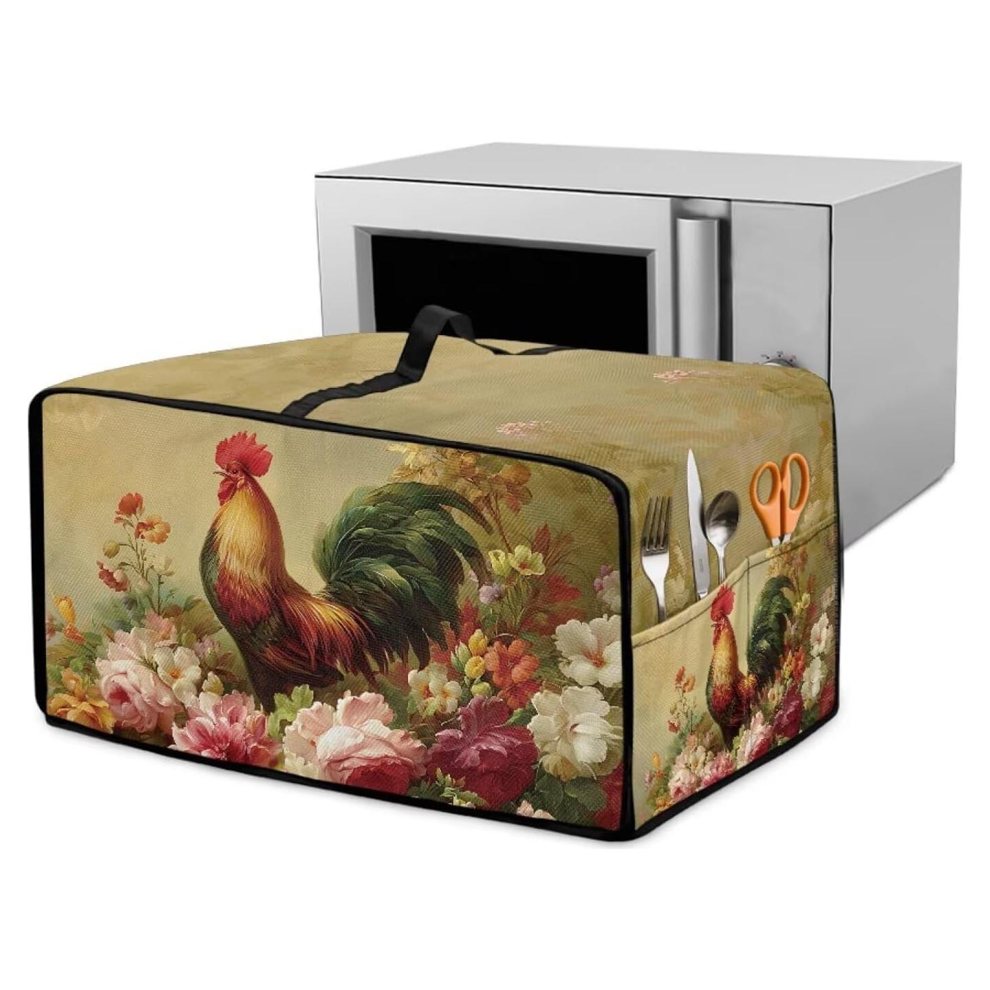 Cubierta de Polvo para Horno Tostador Garucesta Grande Floral