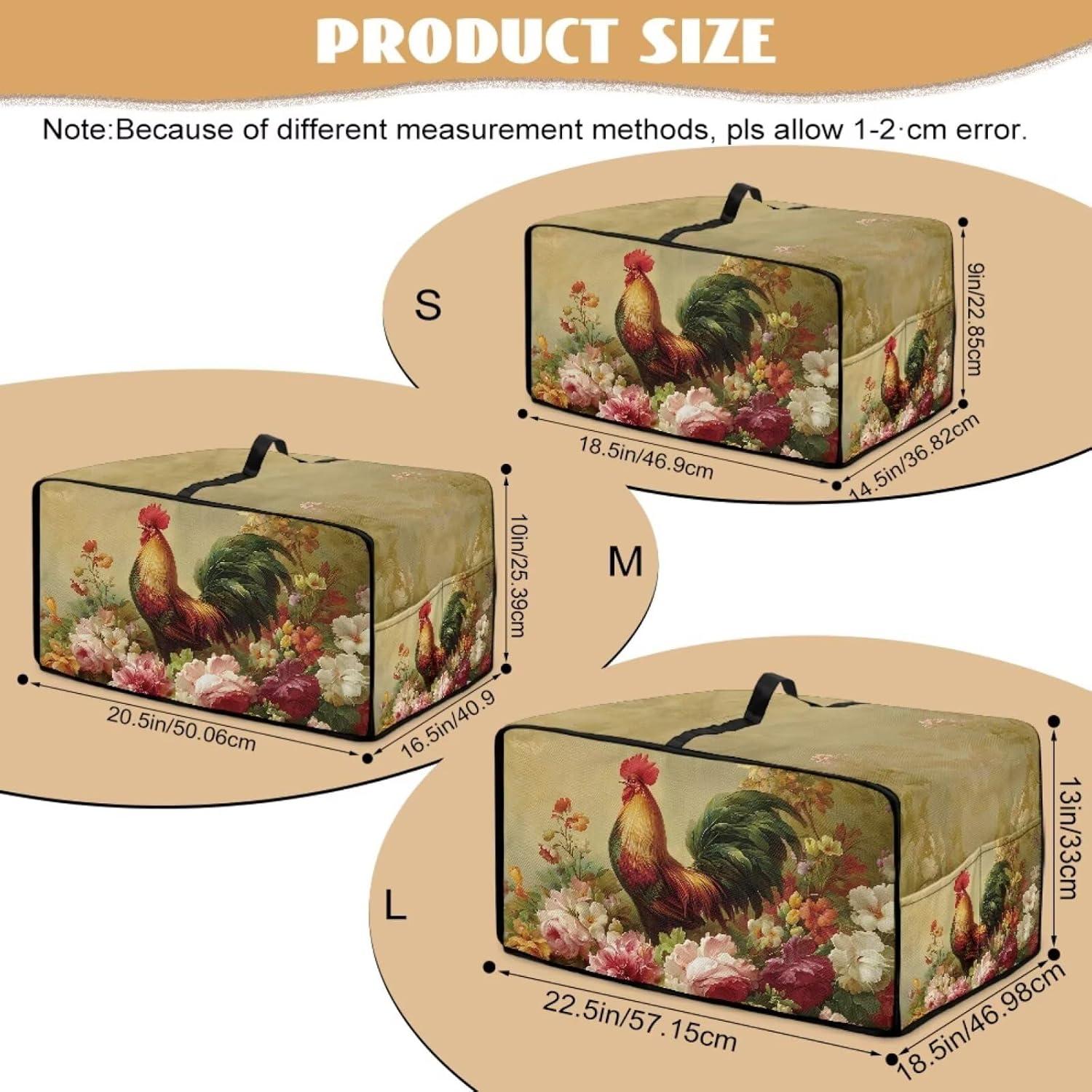 Cubierta de Polvo para Horno Tostador Garucesta Grande Floral