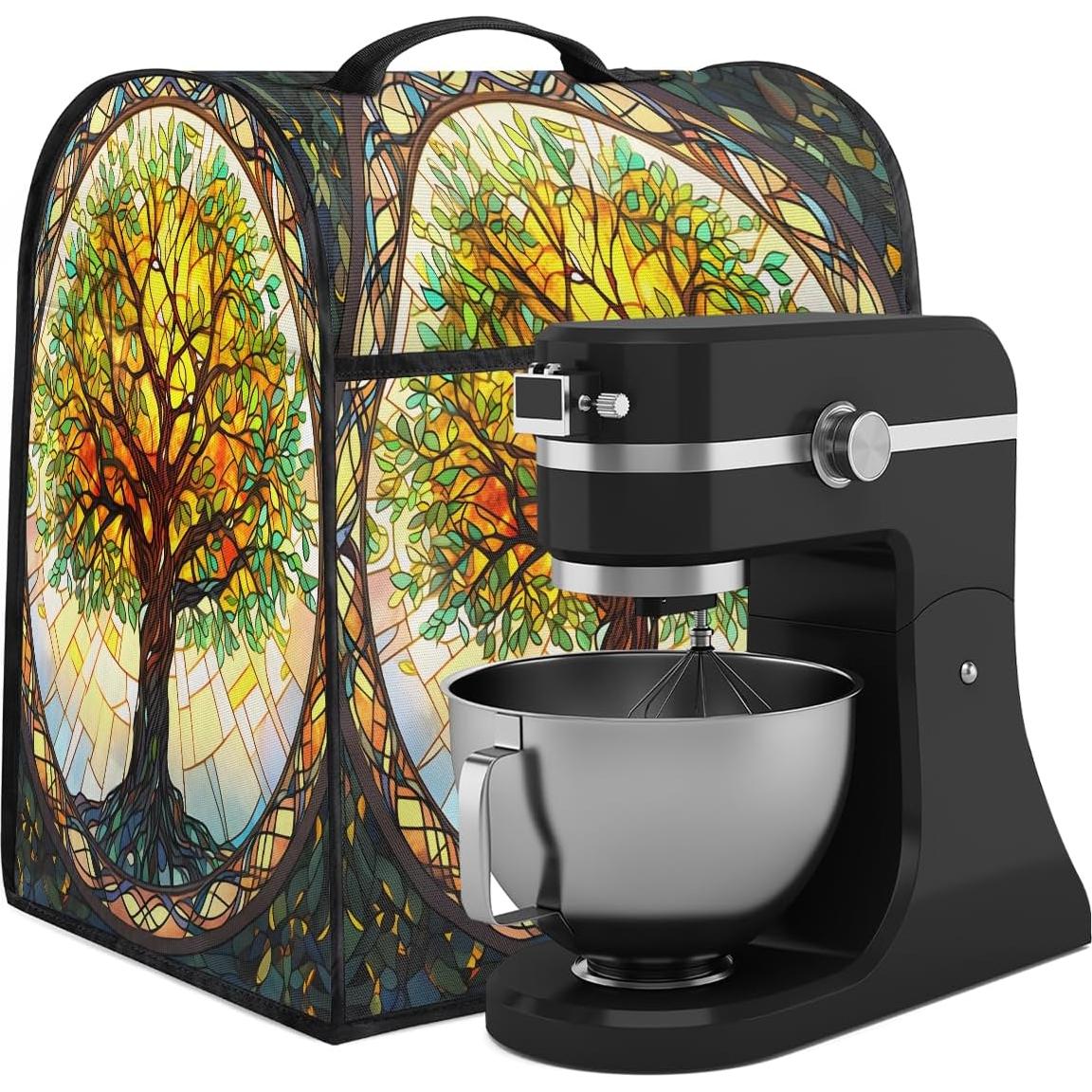 Cubierta para Batidora Kitchen Aid 6-8 Cuartos Vintage Amarillo