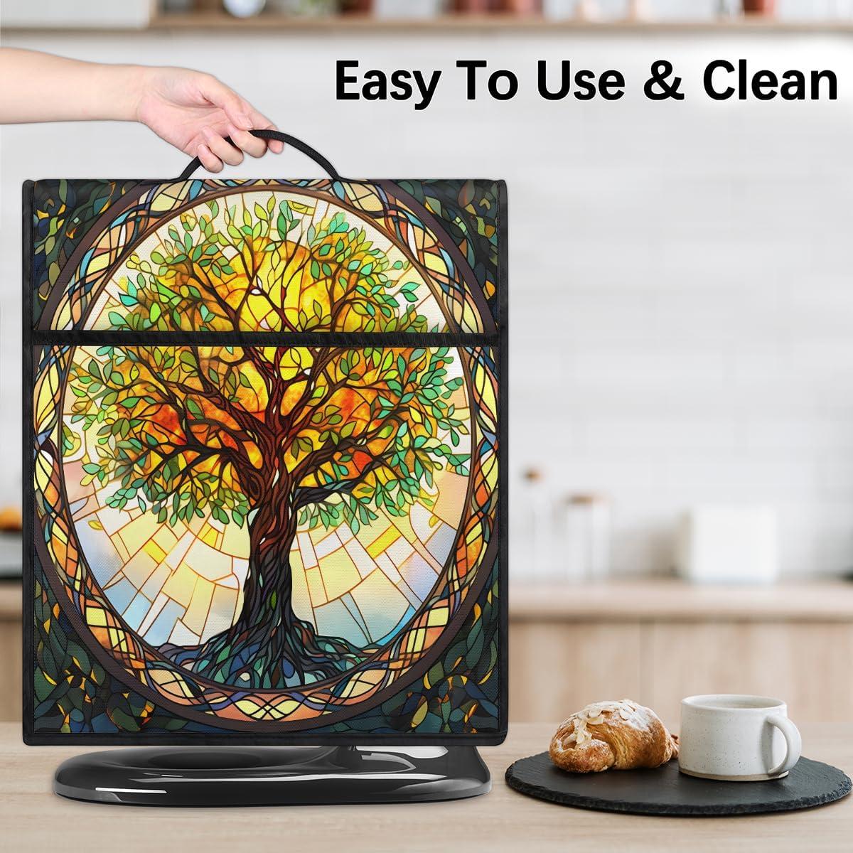 Cubierta para Batidora Kitchen Aid 6-8 Cuartos Vintage Amarillo